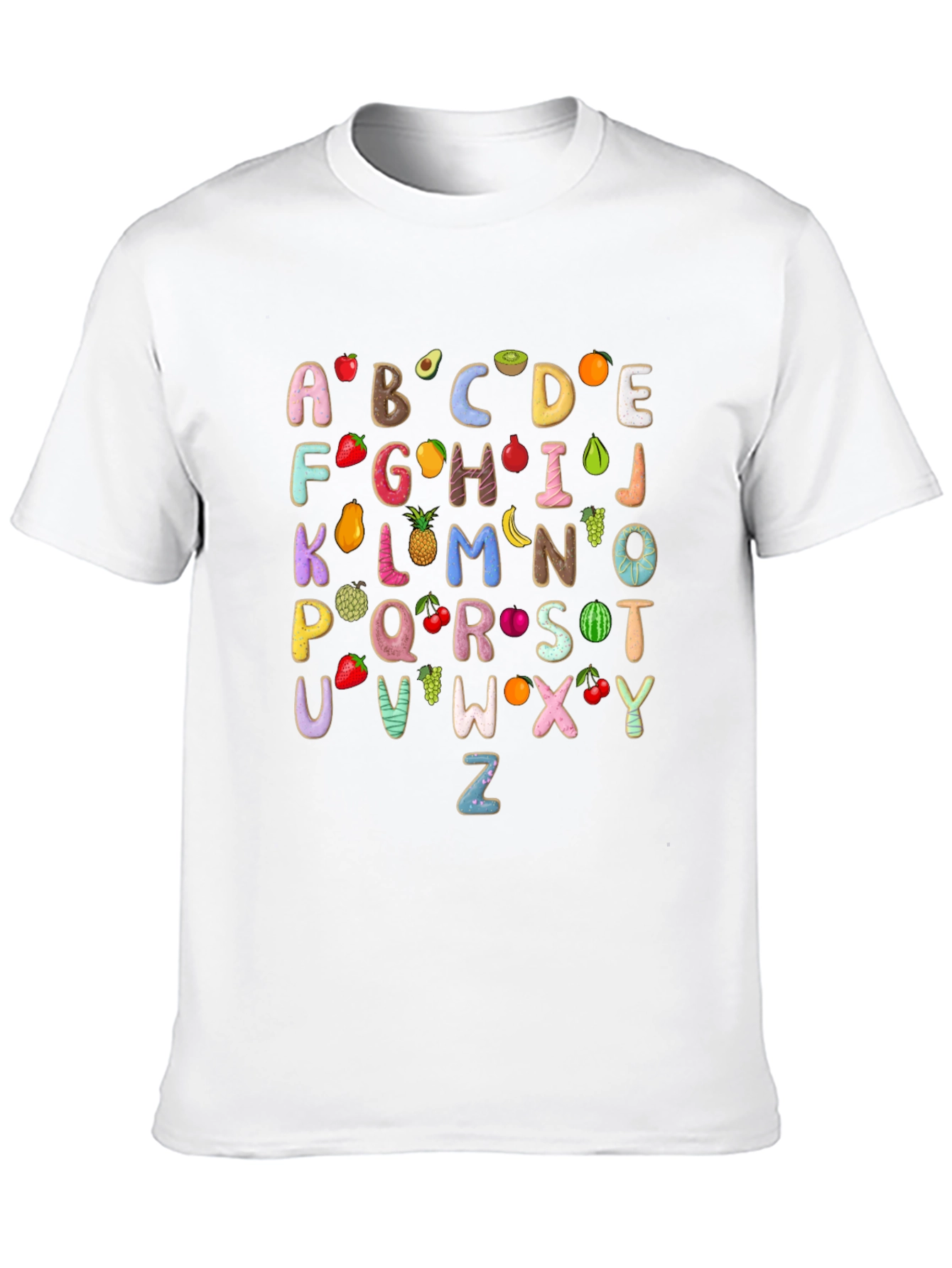 Fruit Alphabet T-Shirt: Learn with Style