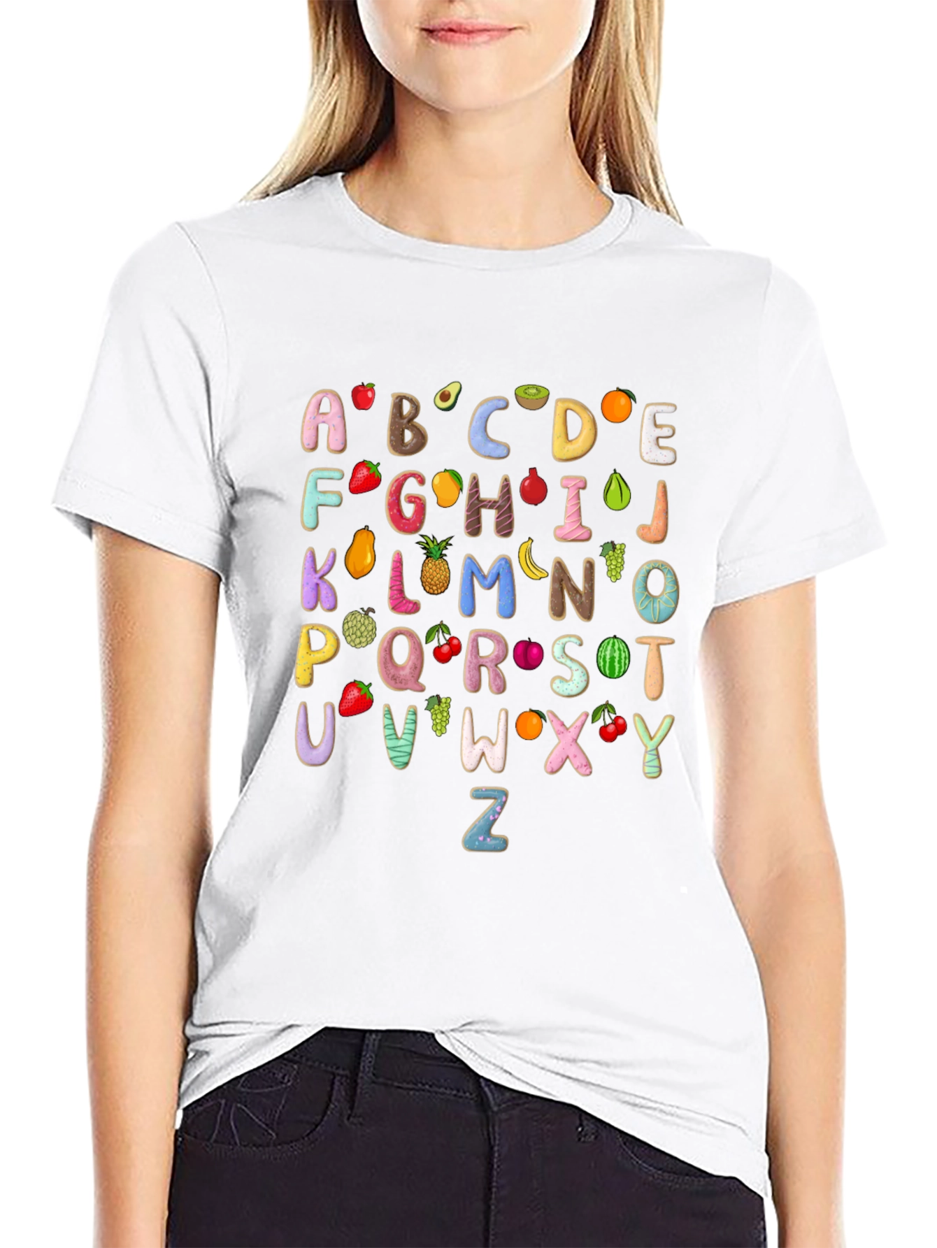 Fruit Alphabet T-Shirt: Learn with Style