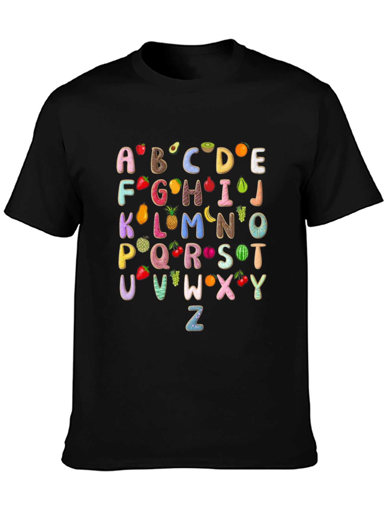 Fruit Alphabet T-Shirt: Learn with Style