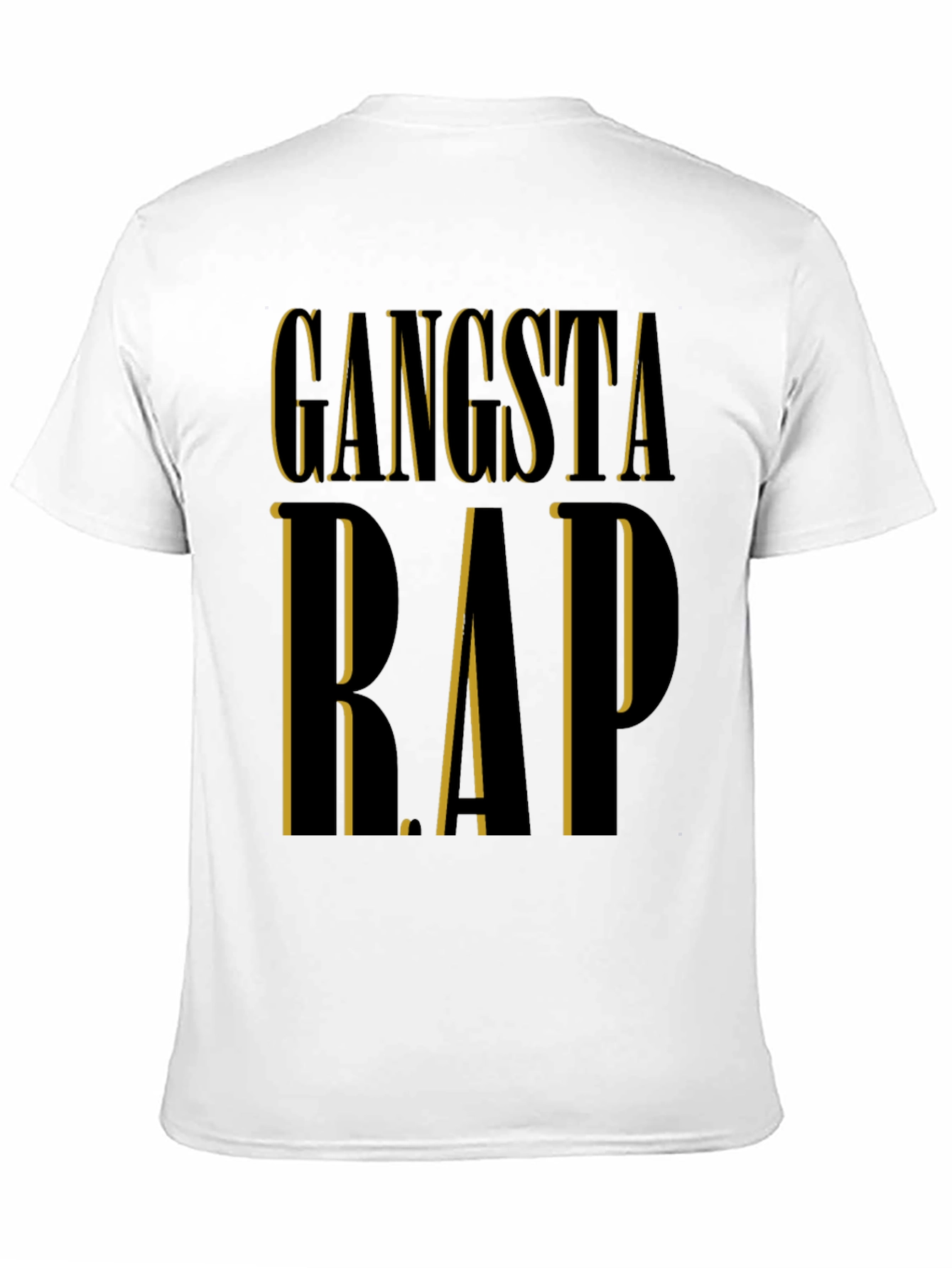 Gangsta Rap Black T-Shirt | Edgy Urban Style