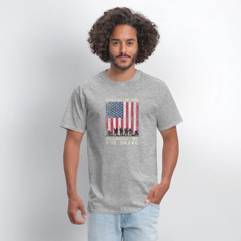 Home Of The Free | Because Of The Brave | USA Flag