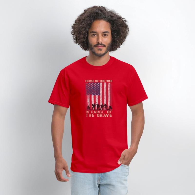 Home Of The Free | Because Of The Brave | USA Flag