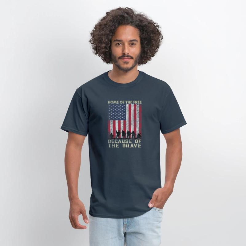 Home Of The Free | Because Of The Brave | USA Flag