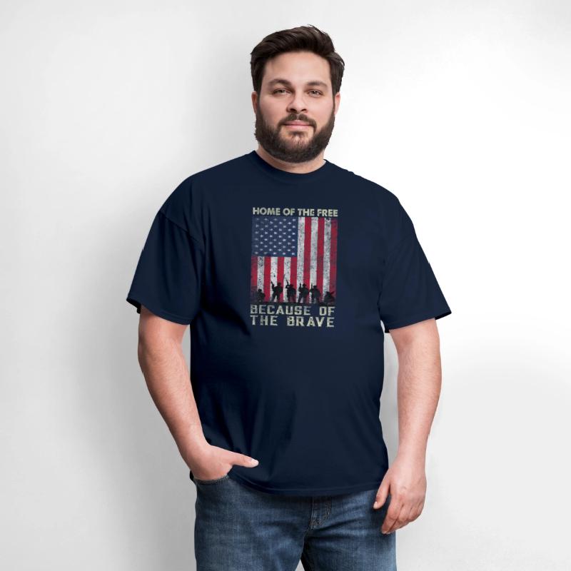 Home Of The Free | Because Of The Brave | USA Flag