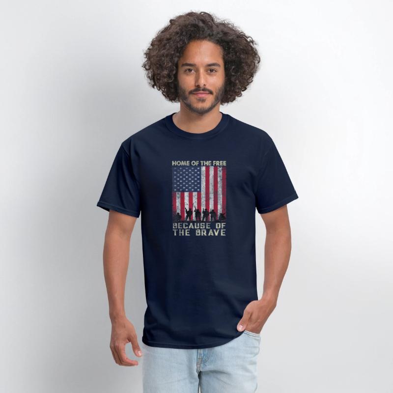 Home Of The Free | Because Of The Brave | USA Flag