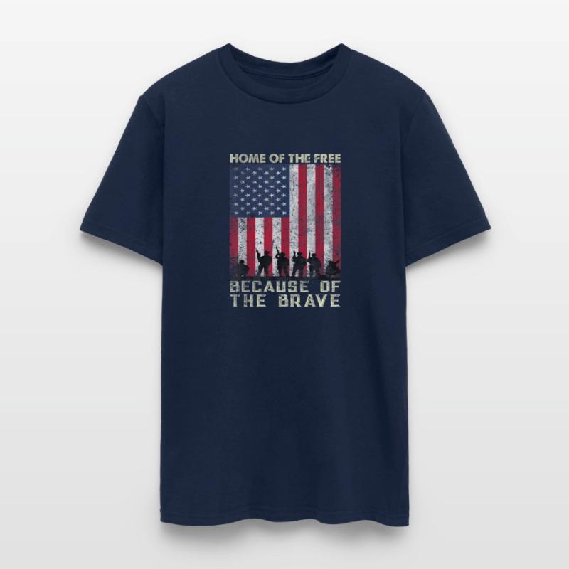 Home Of The Free | Because Of The Brave | USA Flag