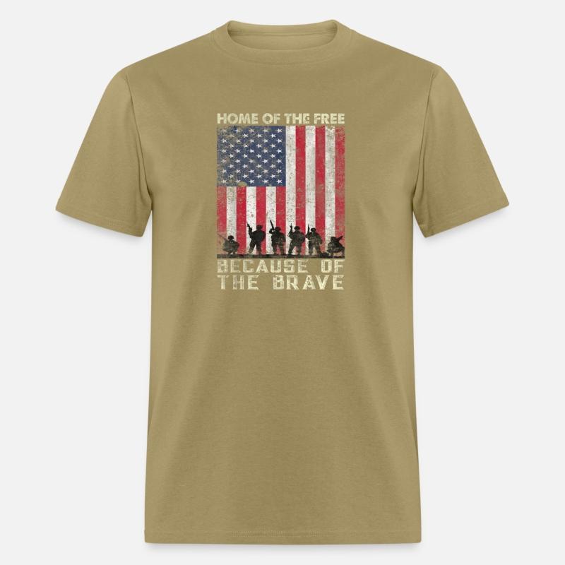 Home Of The Free | Because Of The Brave | USA Flag