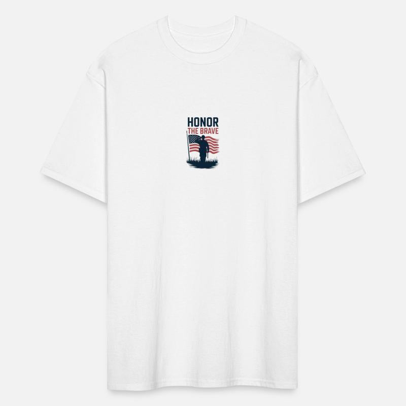 Honor The Brave Veterans Day Gift T-shirt