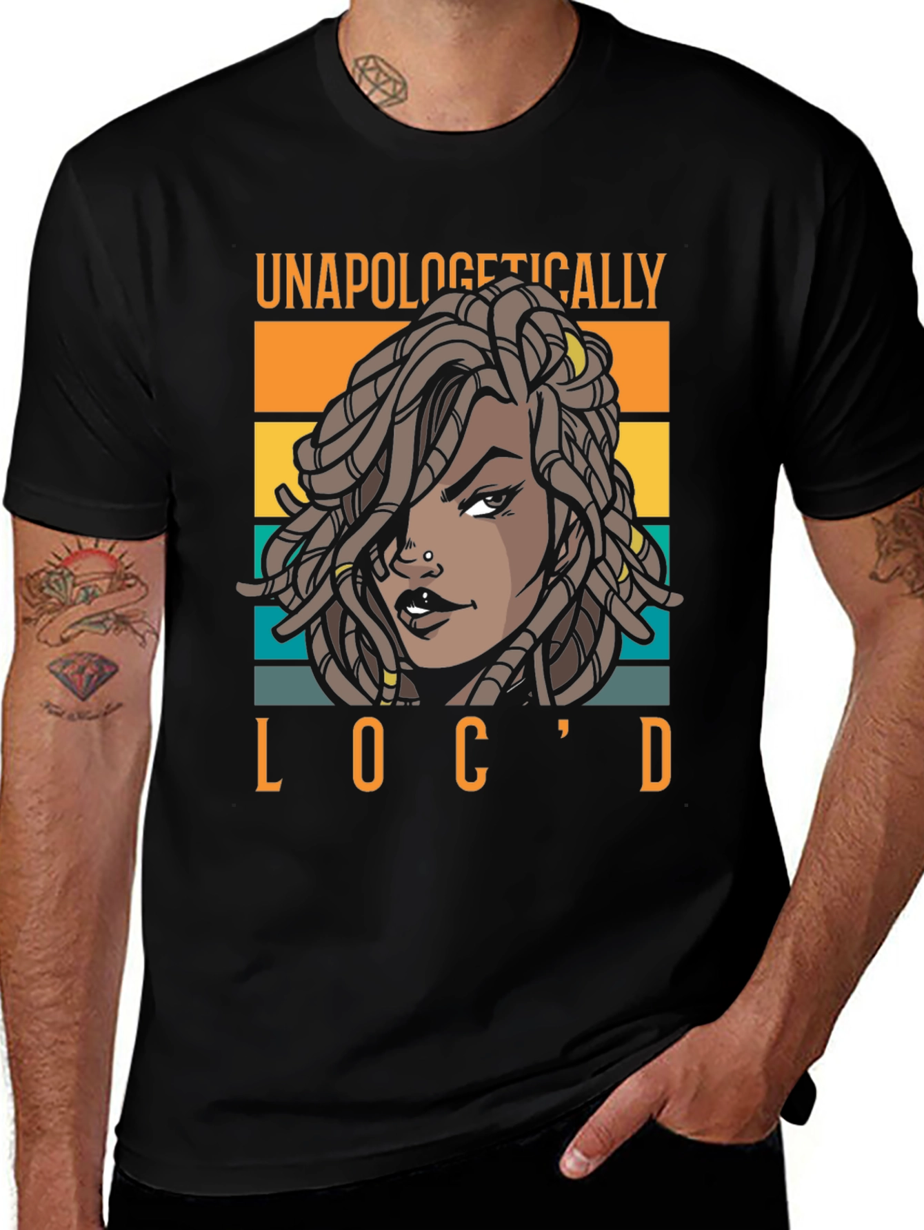 Unapologetically Locd T-Shirt Black Pride