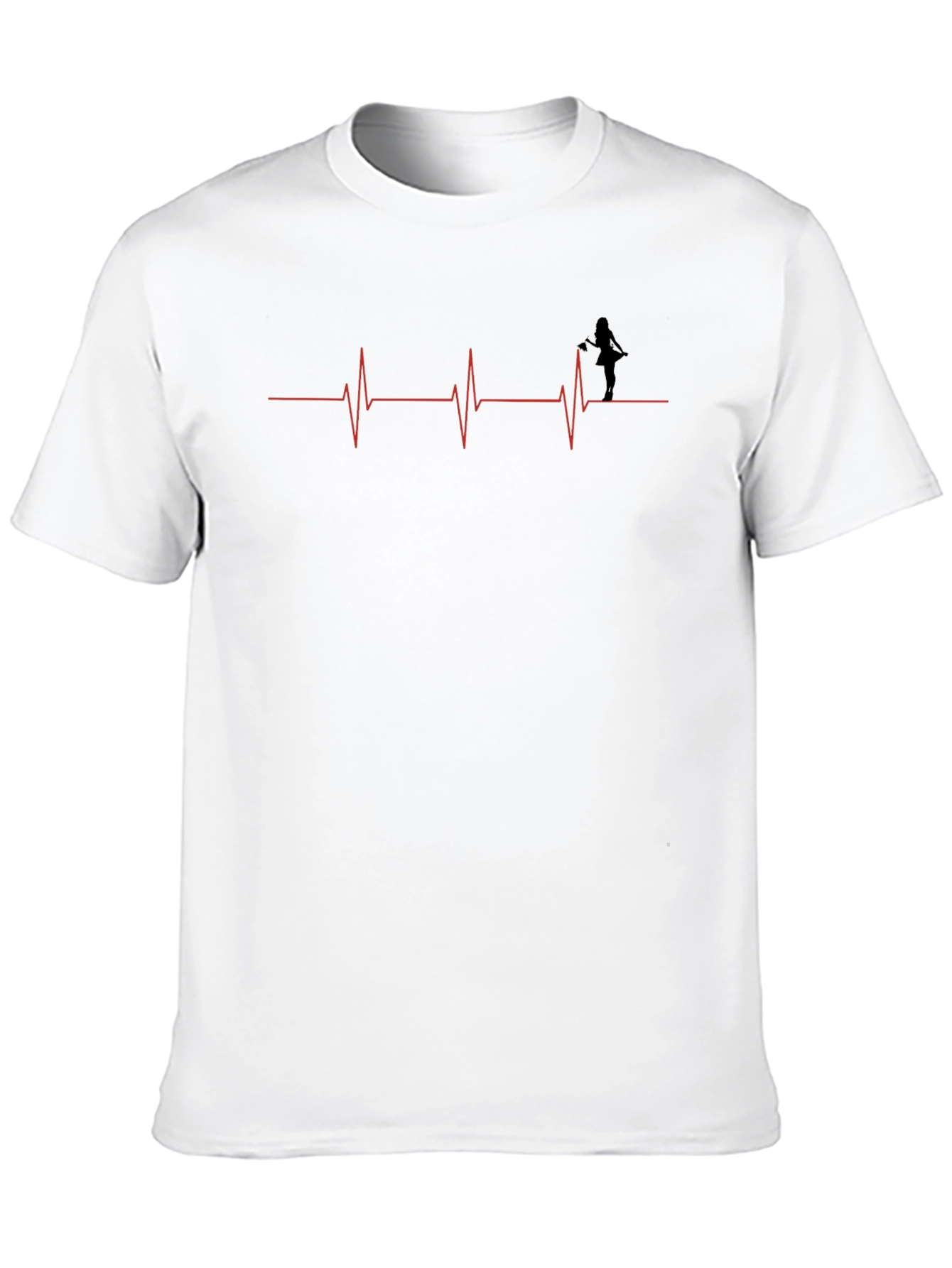 Heartbeat Dancer Graphic Tee - Black