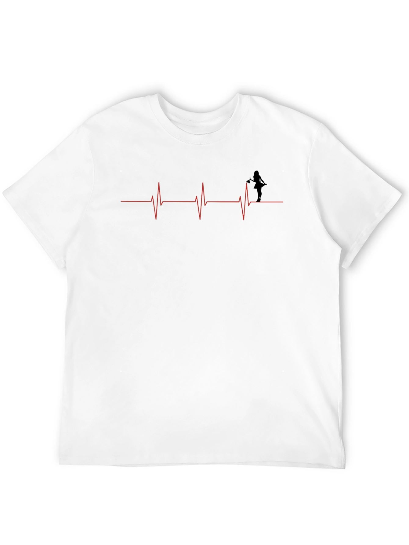 Heartbeat Dancer Graphic Tee - Black