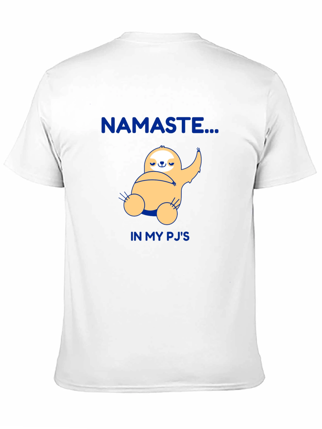 Namaste Sloth Graphic Tee - Cozy Pajama Shirt