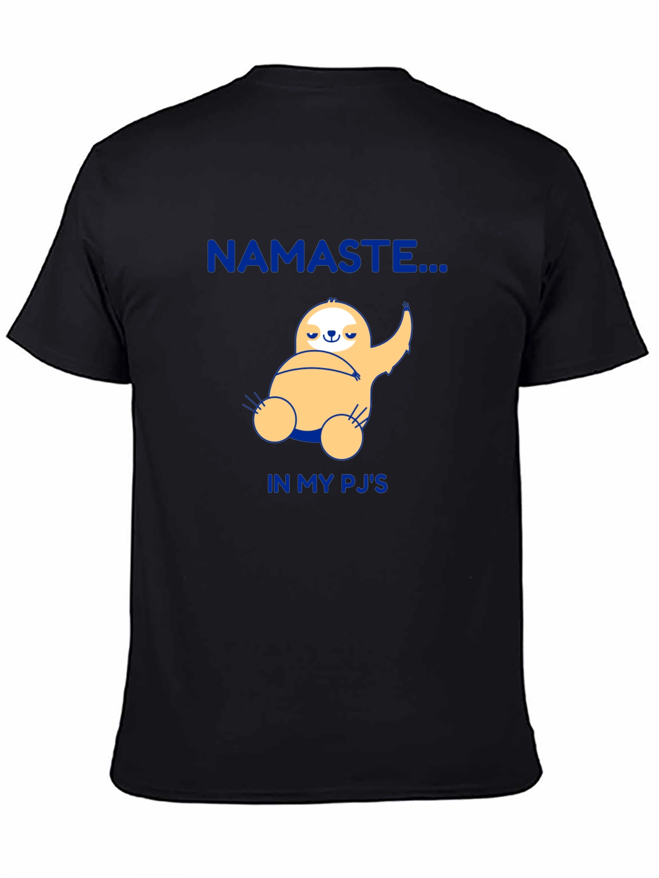 Namaste Sloth Graphic Tee - Cozy Pajama Shirt