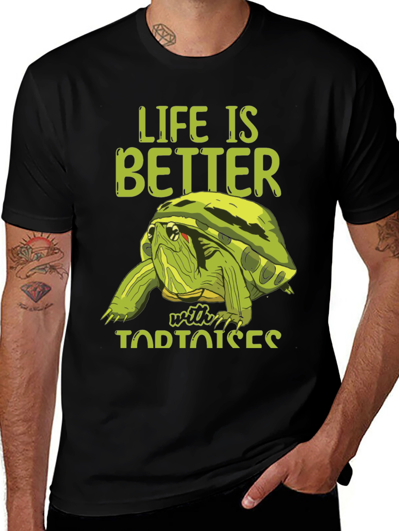 Life Is Better With Tortoises T-Shirt