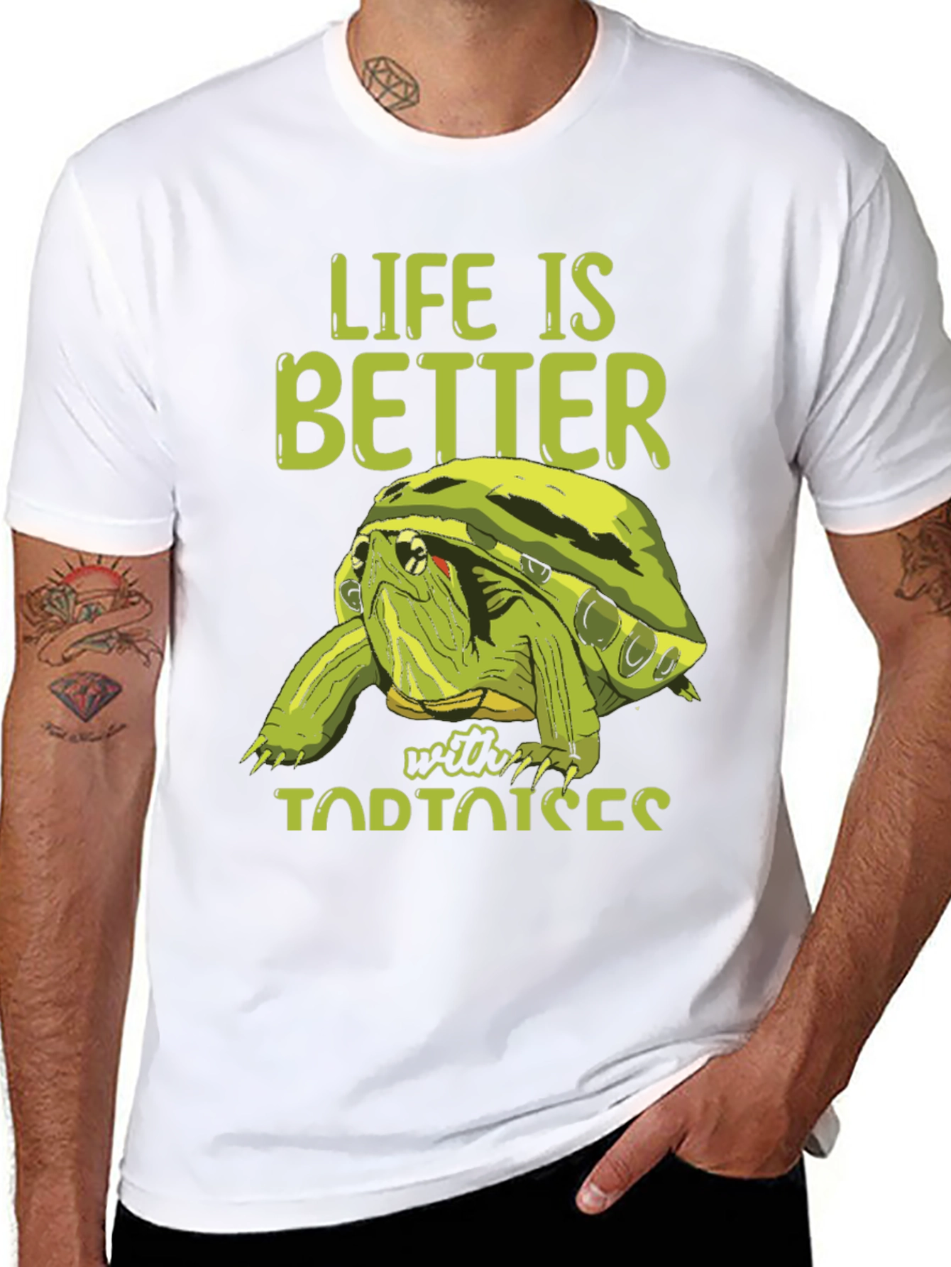 Life Is Better With Tortoises T-Shirt