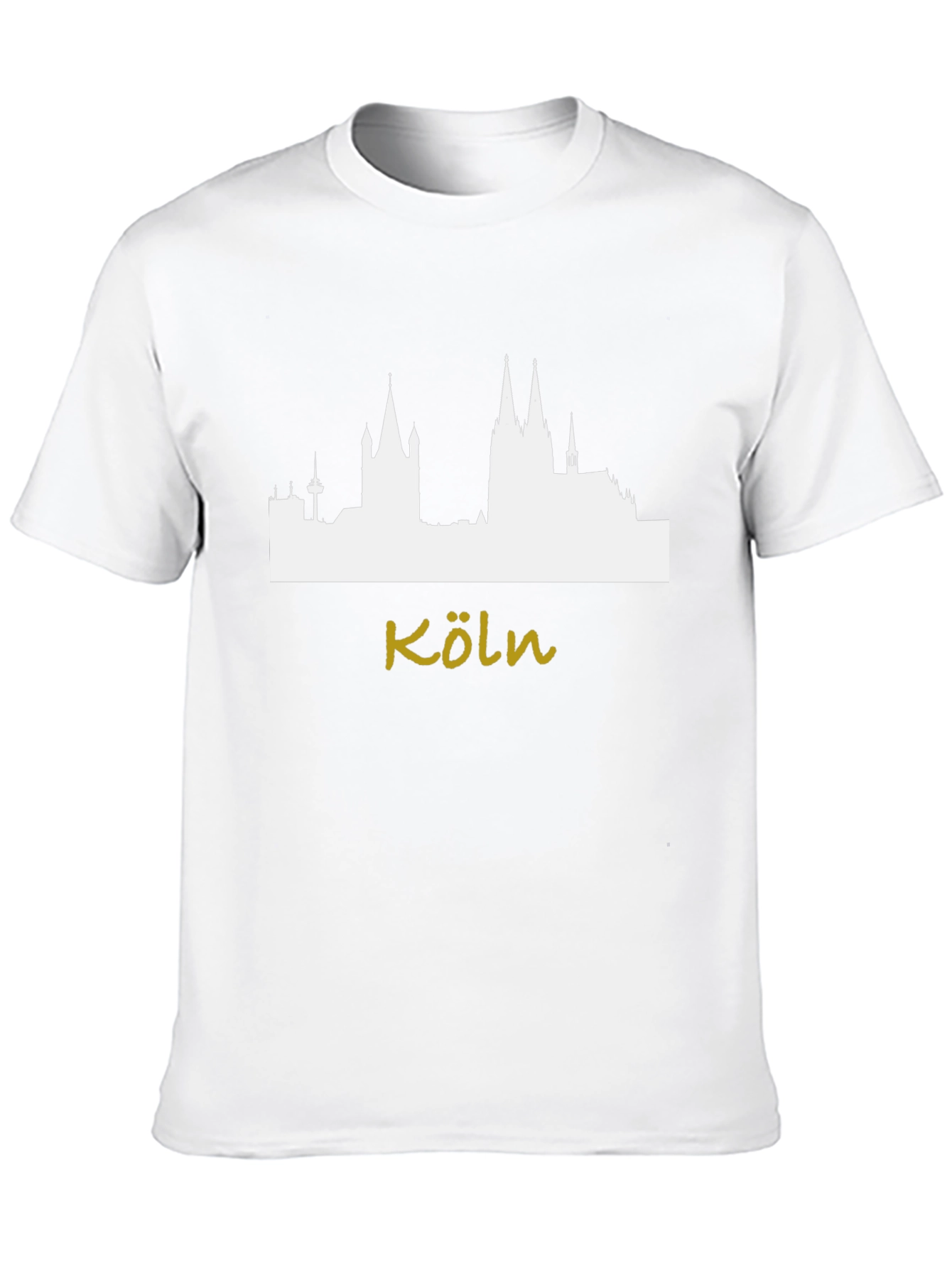 Cologne Skyline T-Shirt - Modern City Souvenir Tee