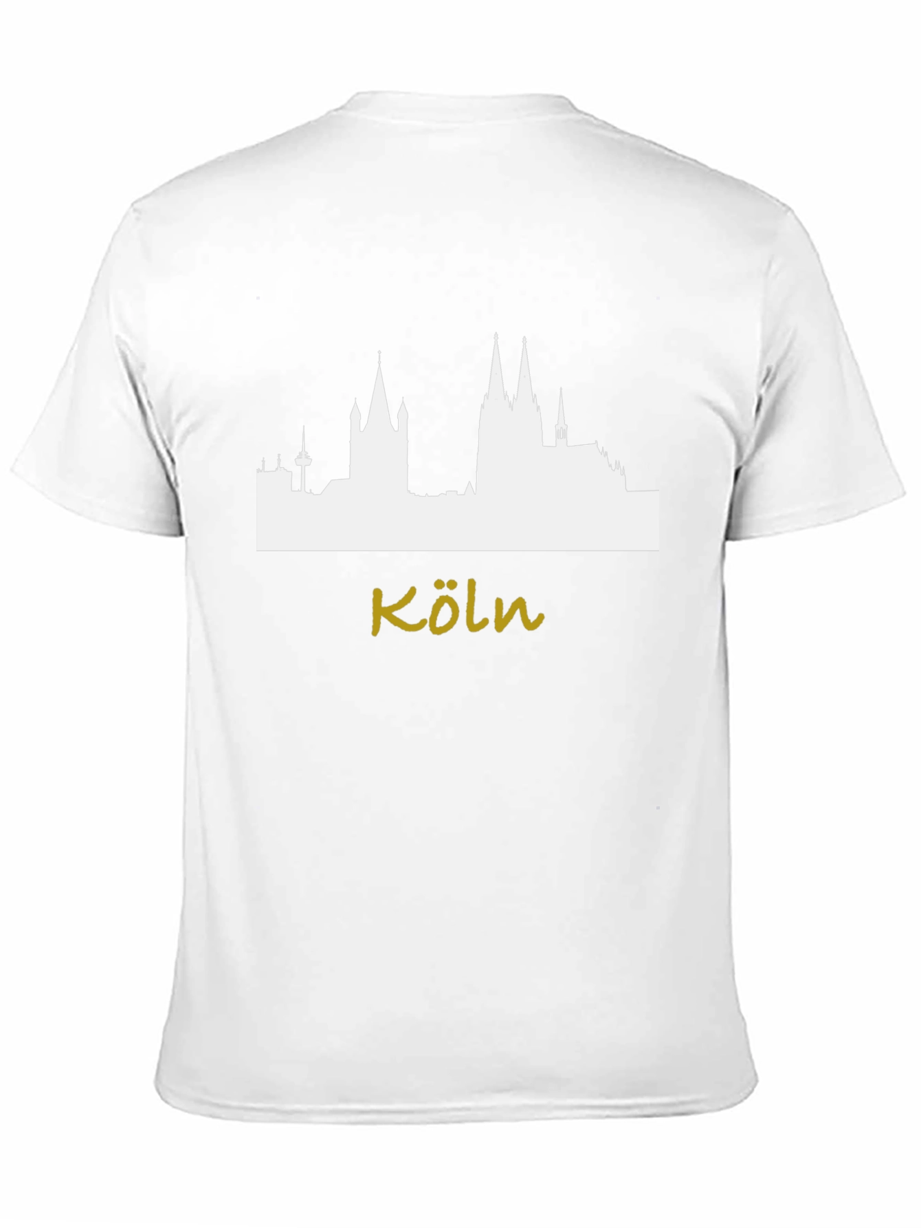 Cologne Skyline T-Shirt - Modern City Souvenir Tee