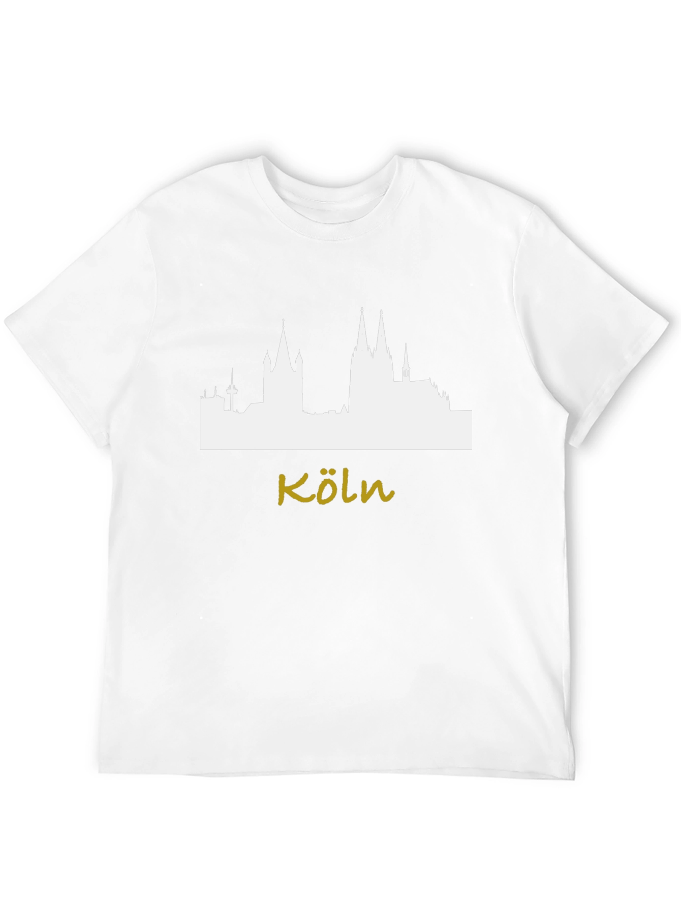 Cologne Skyline T-Shirt - Modern City Souvenir Tee