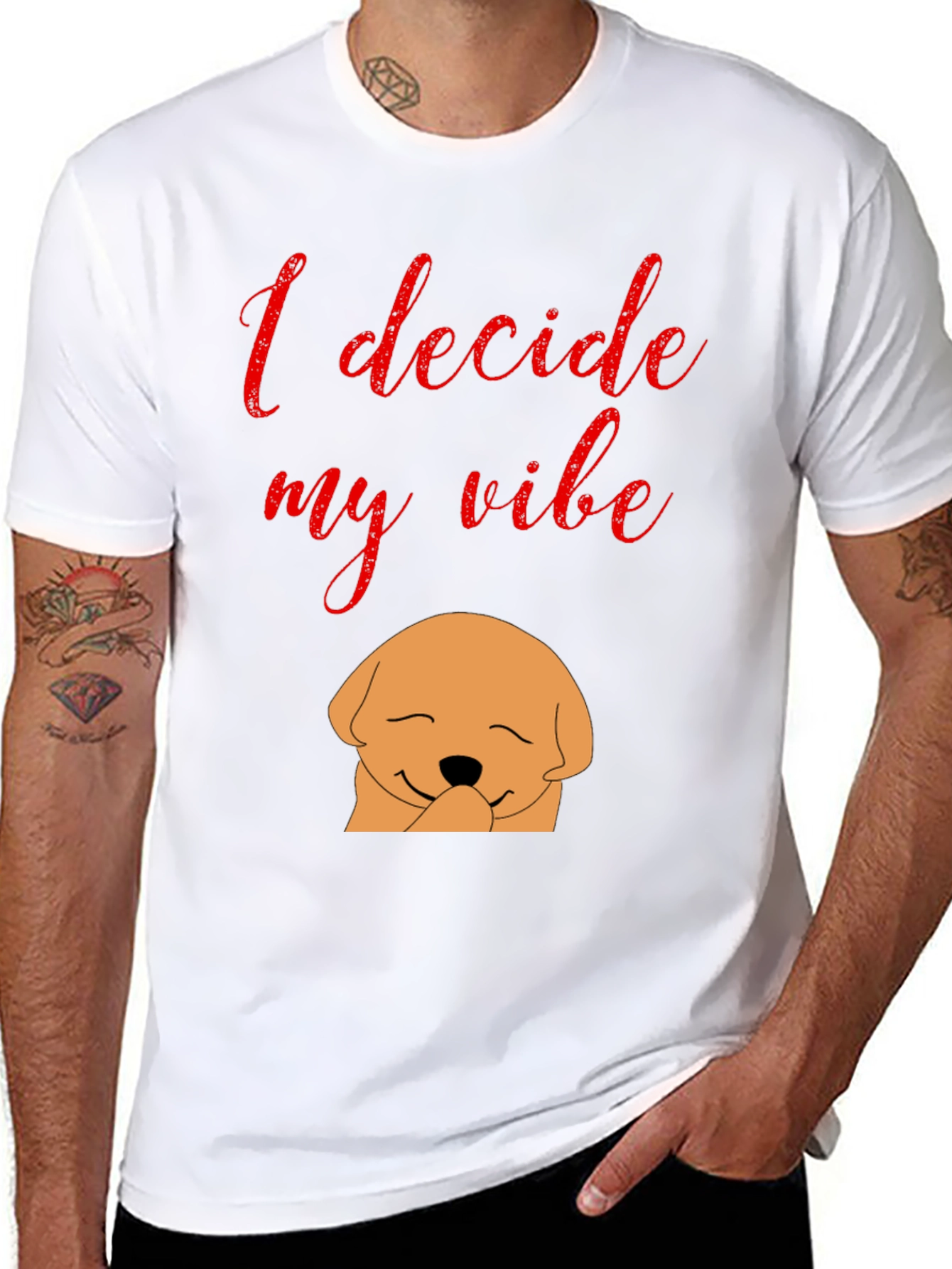 I Decide My Vibe Graphic Tee