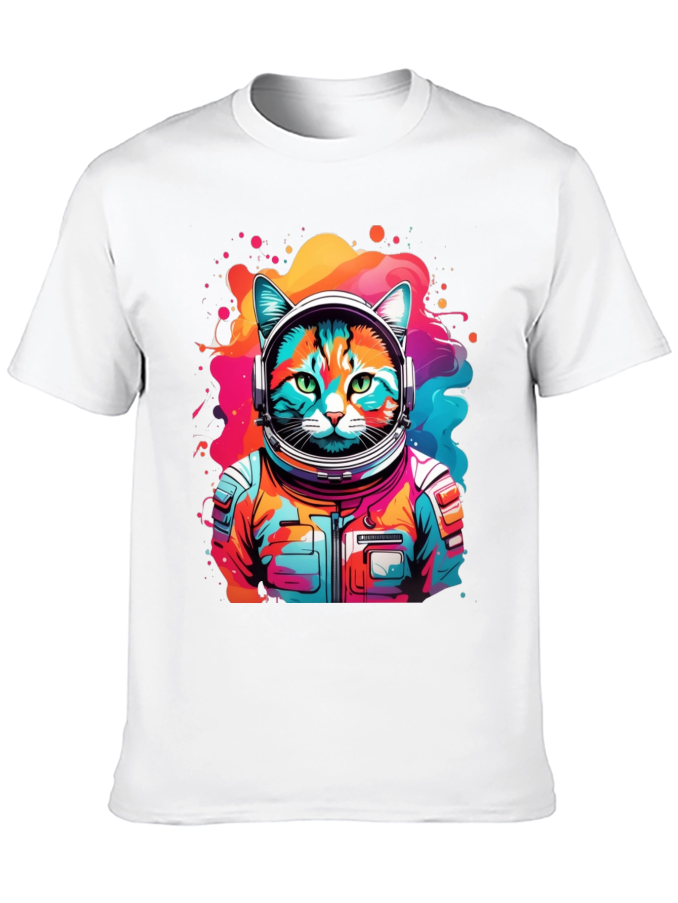 Astronaut Cat T-Shirt - Space Adventure Tee