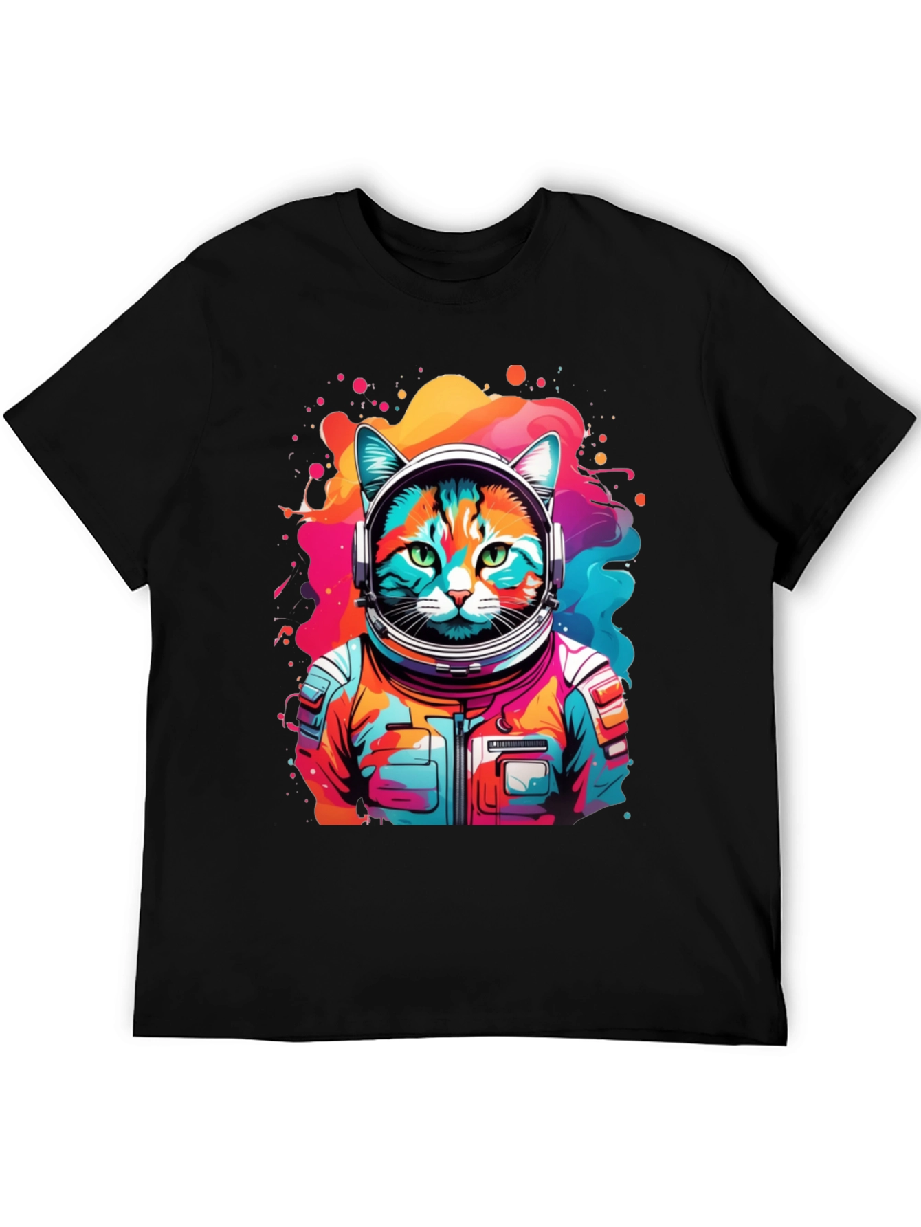Astronaut Cat T-Shirt - Space Adventure Tee