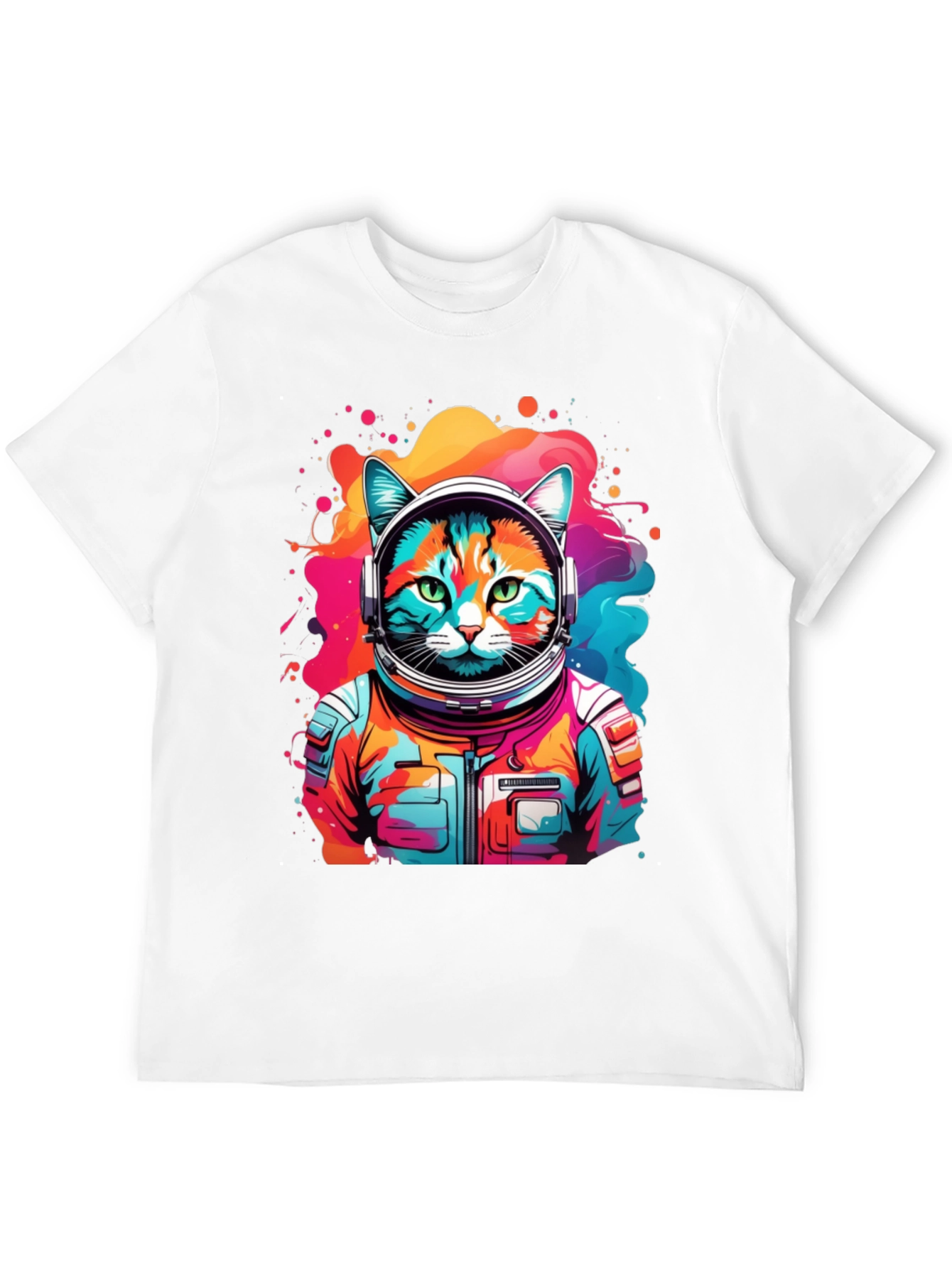 Astronaut Cat T-Shirt - Space Adventure Tee