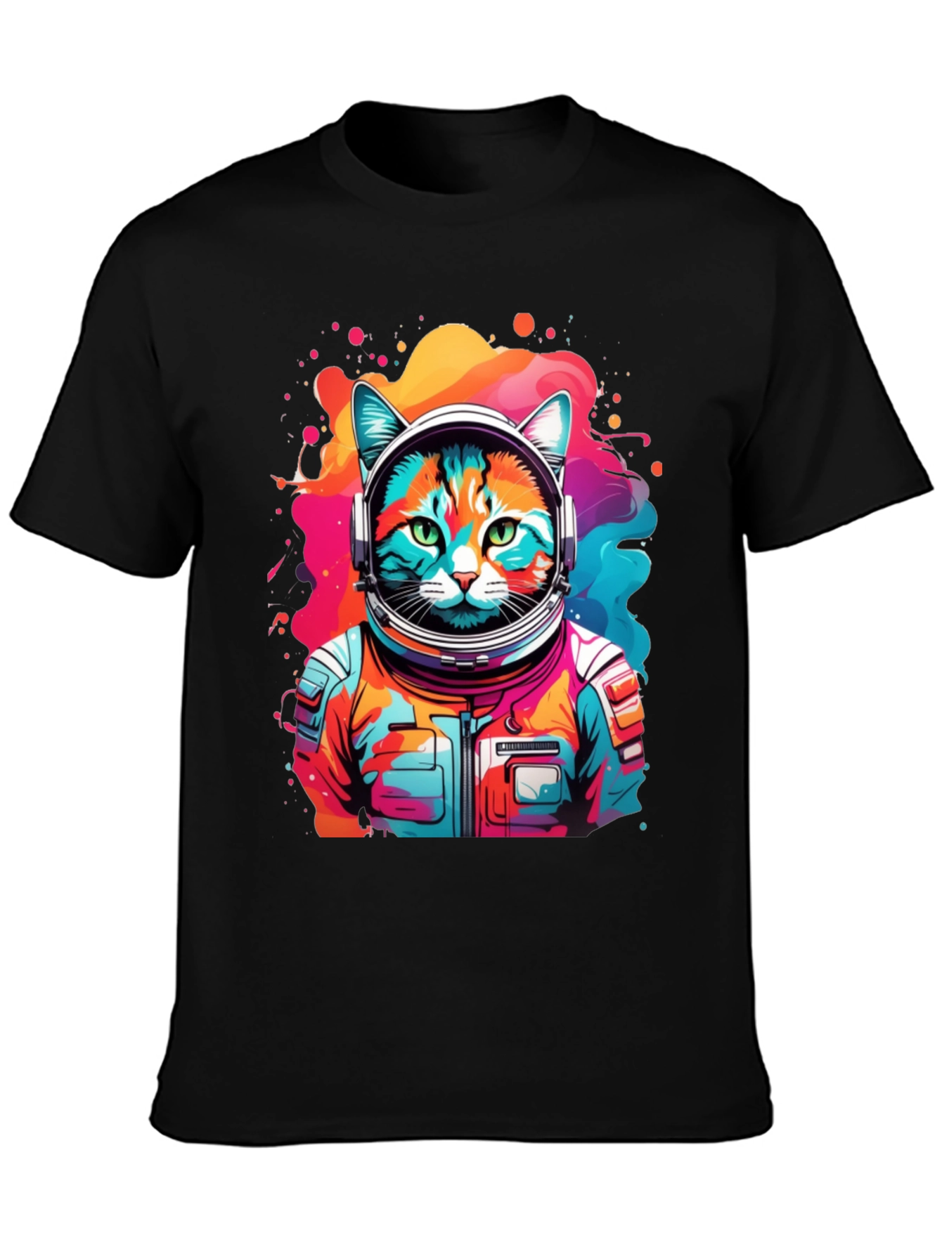 Astronaut Cat T-Shirt - Space Adventure Tee