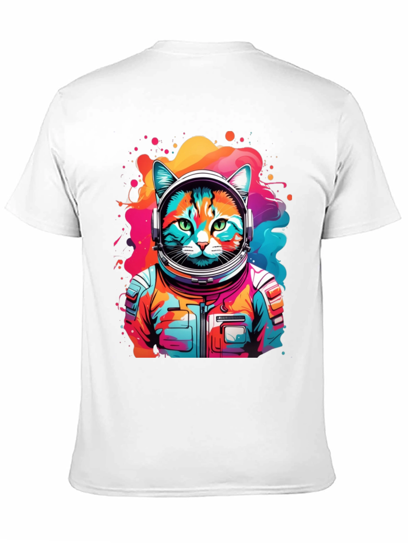 Astronaut Cat T-Shirt - Space Adventure Tee