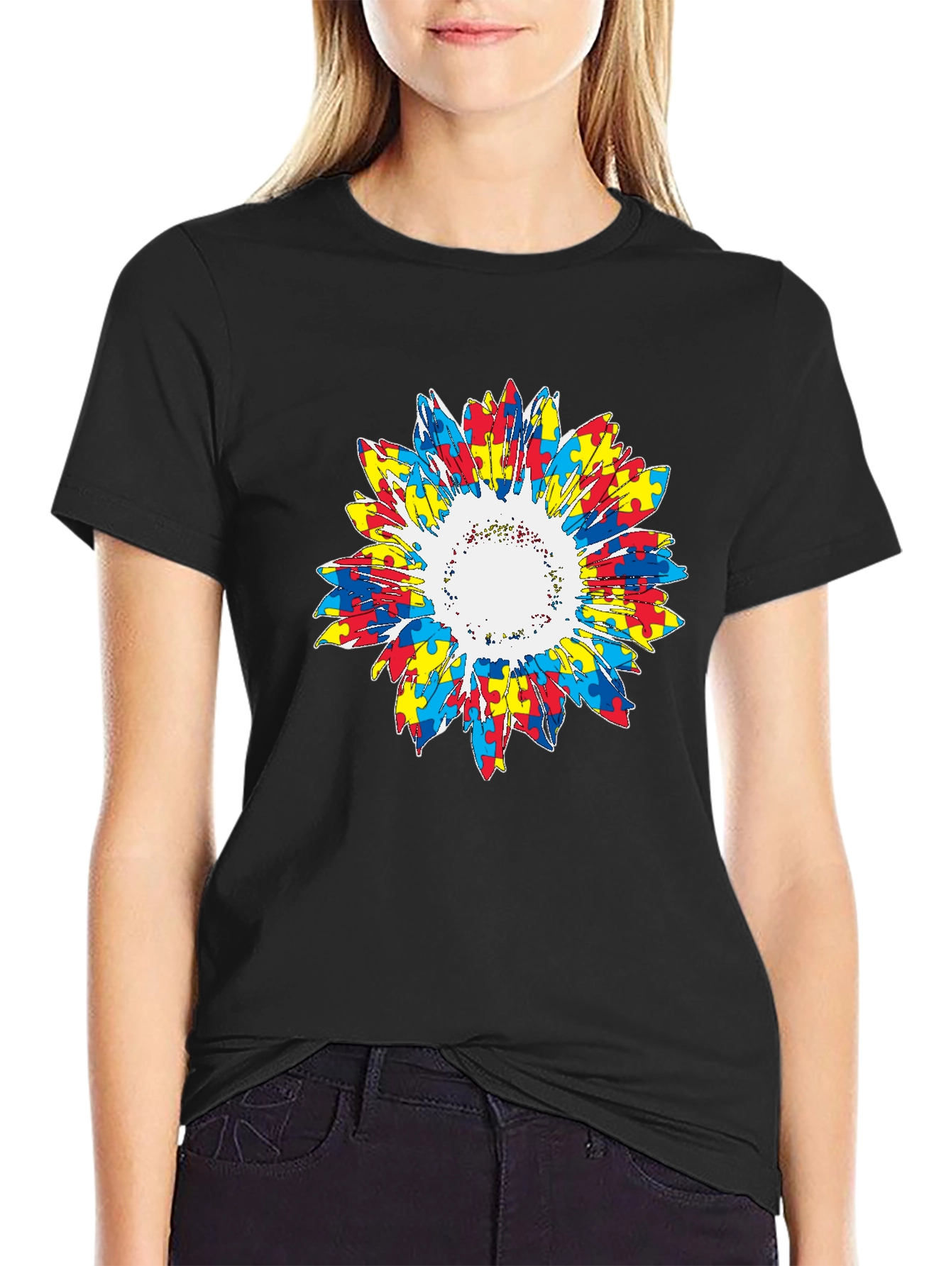 Autism Awareness Sunflower T-Shirt