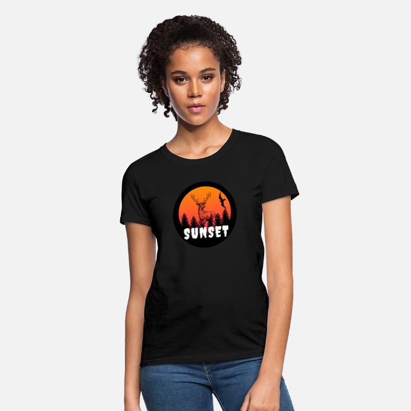Hunting Deer Sunset t-shirt