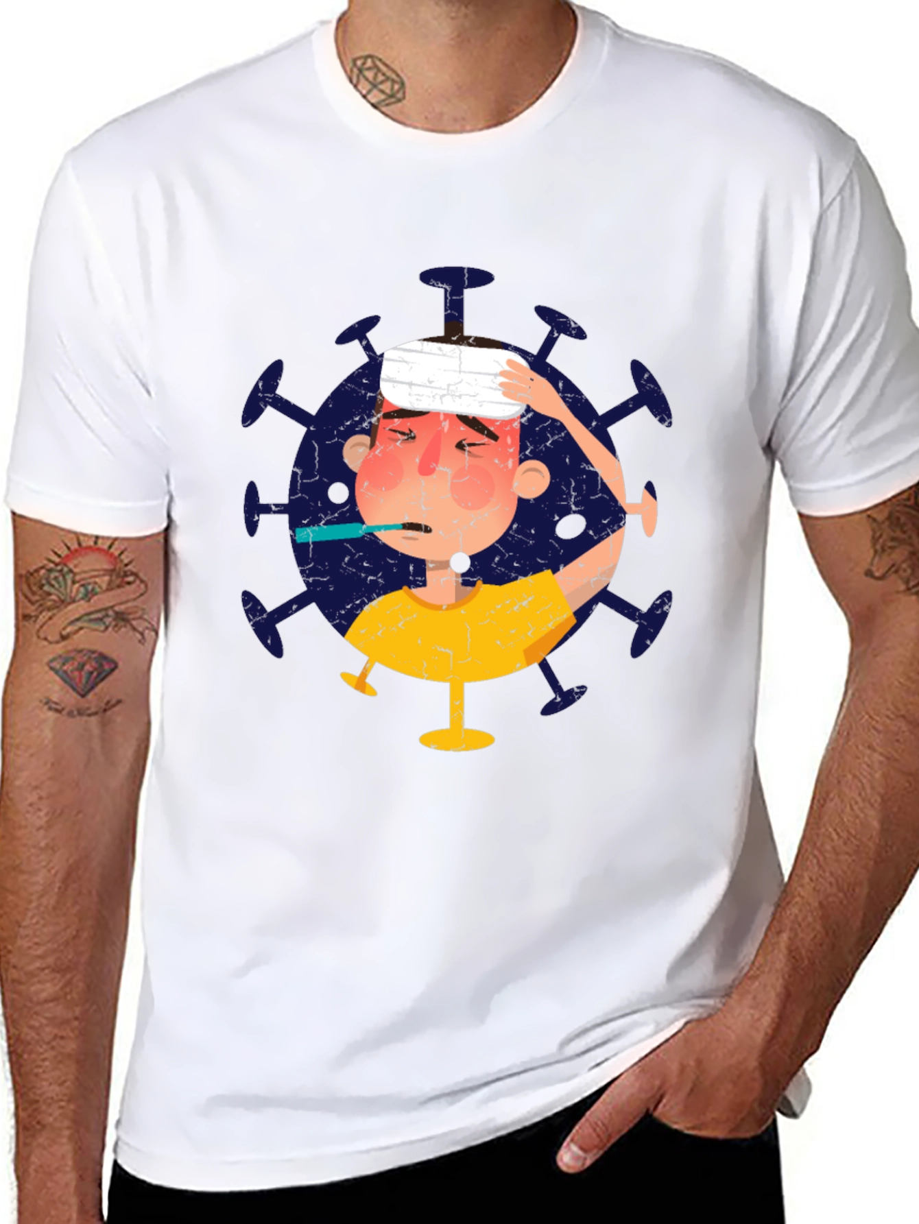 Funny Sick Day Graphic Tee