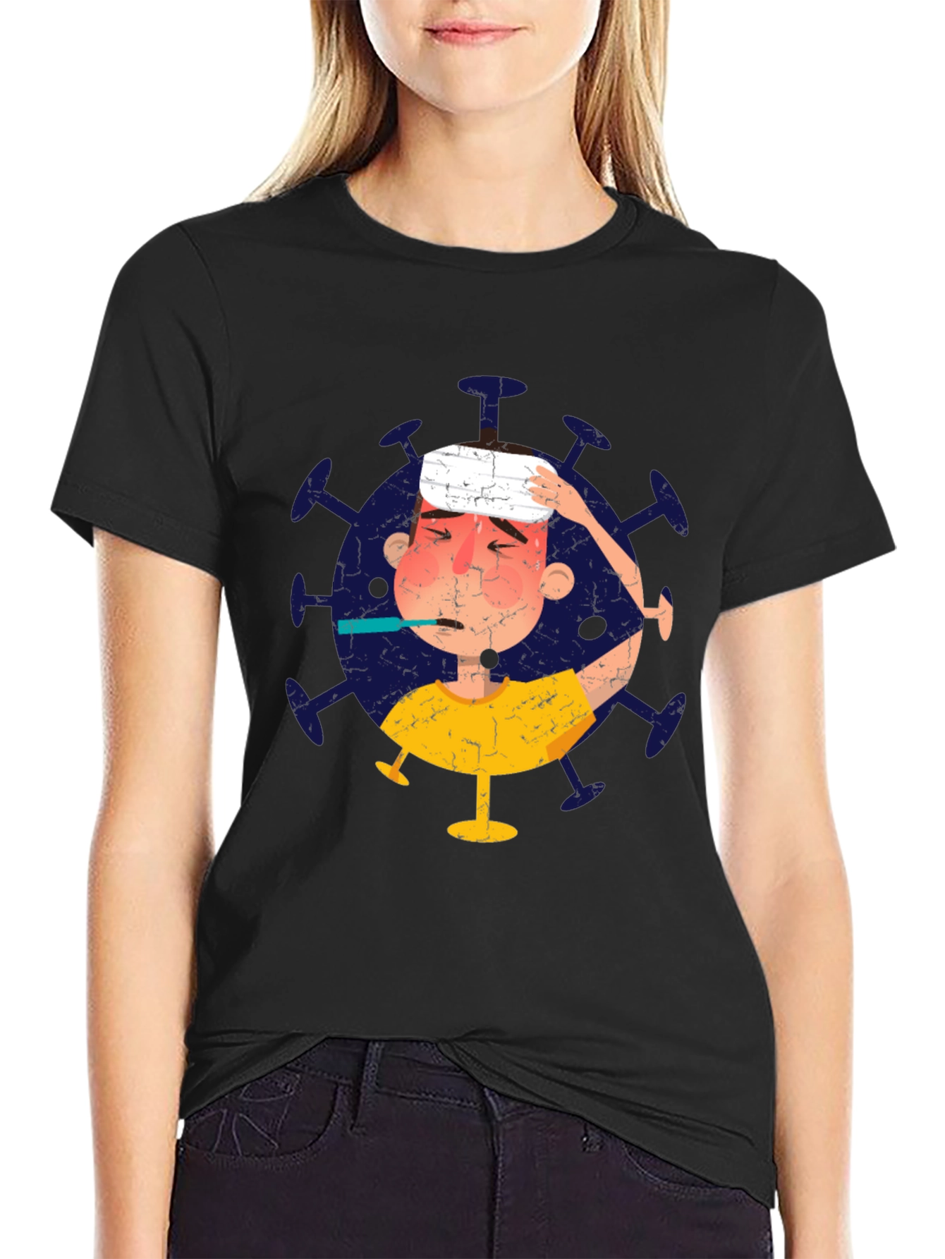 Funny Sick Day Graphic Tee