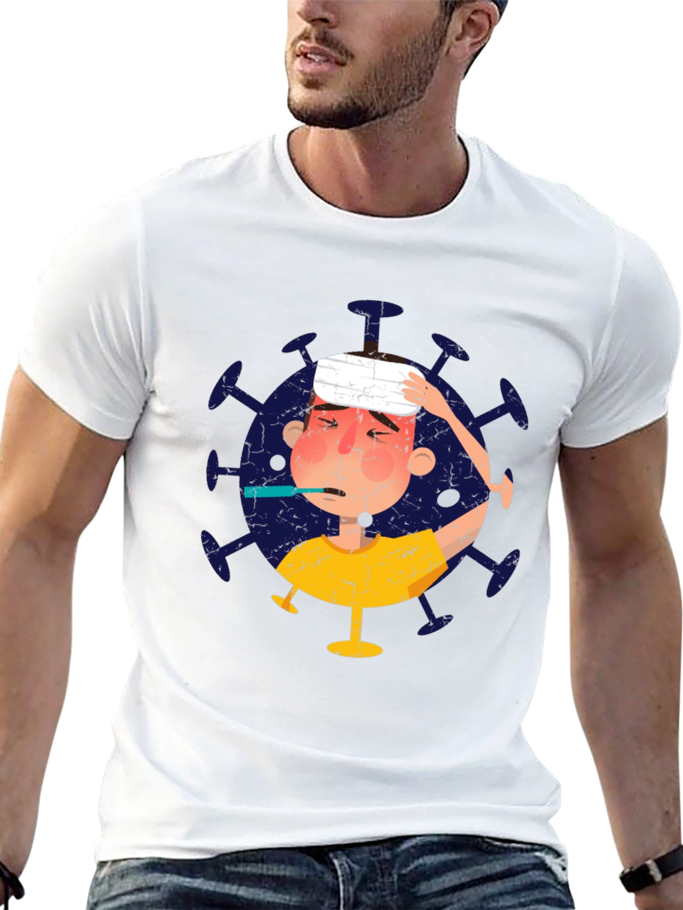 Funny Sick Day Graphic Tee