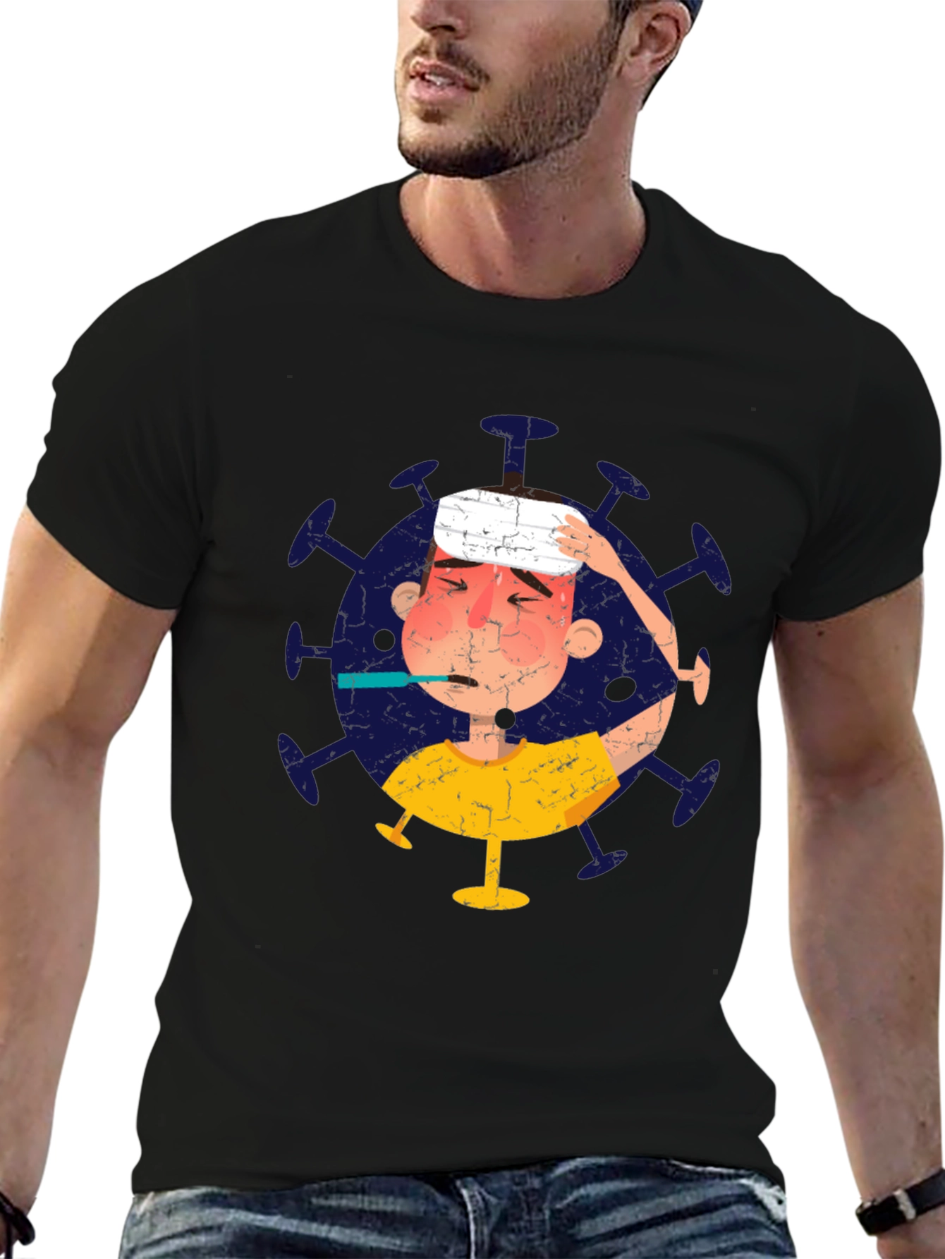 Funny Sick Day Graphic Tee