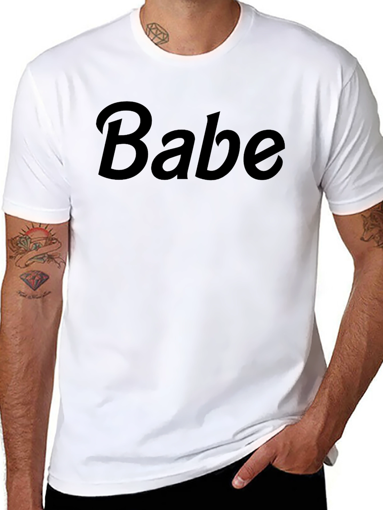 Babe Graphic Tee - Stylish Casual Comfort