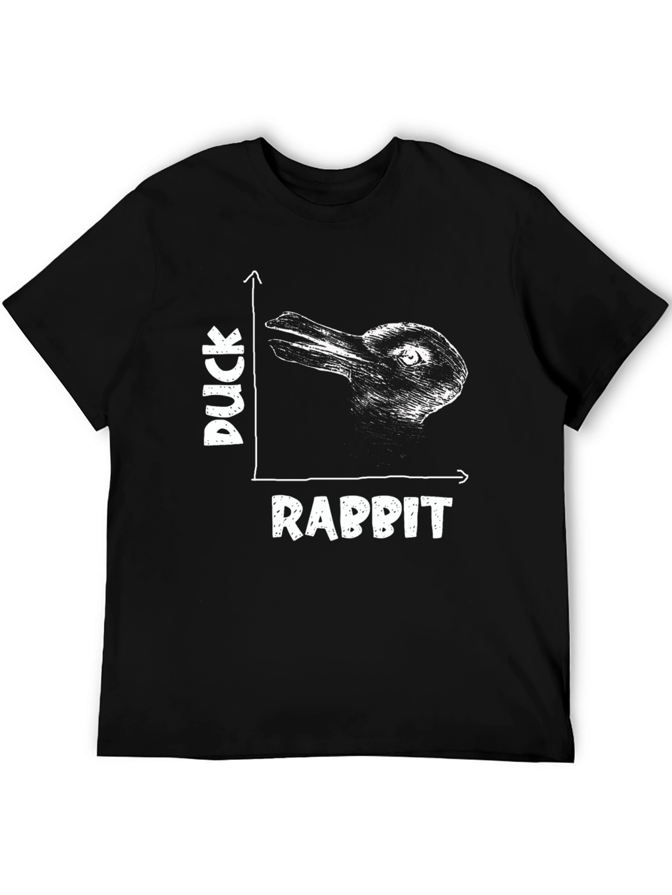 Duck Rabbit Illusion Graphic T-Shirt