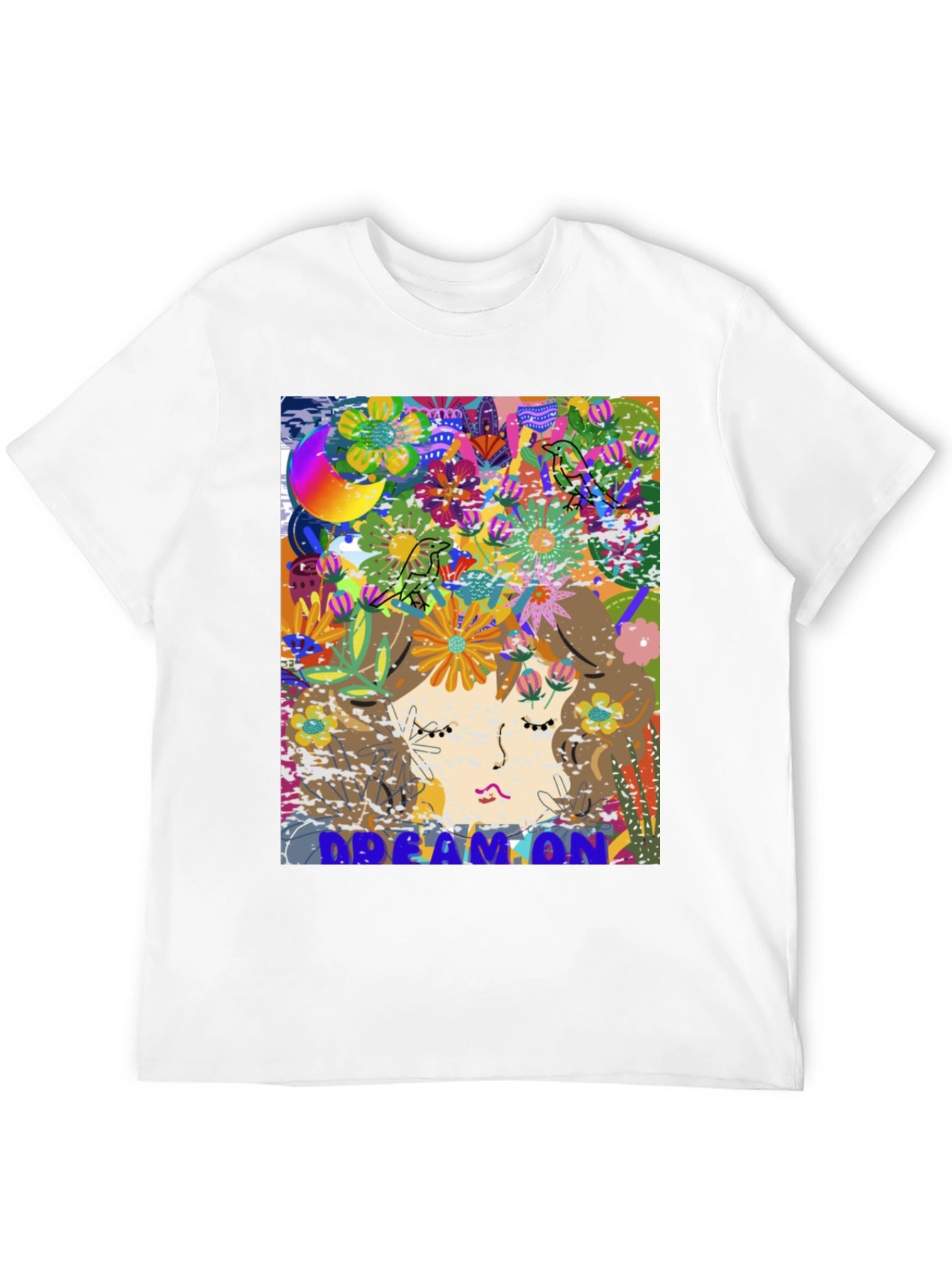 Dream On Graphic Tee - Artistic Design