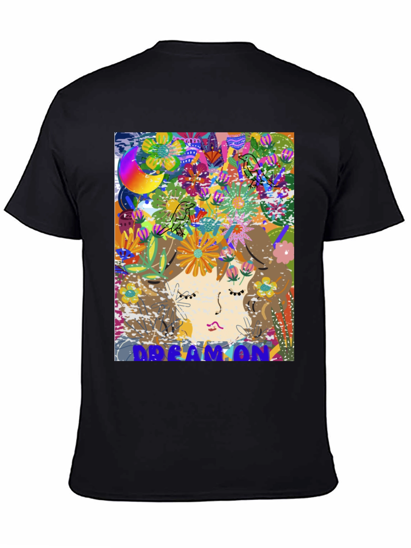 Dream On Graphic Tee - Artistic Design