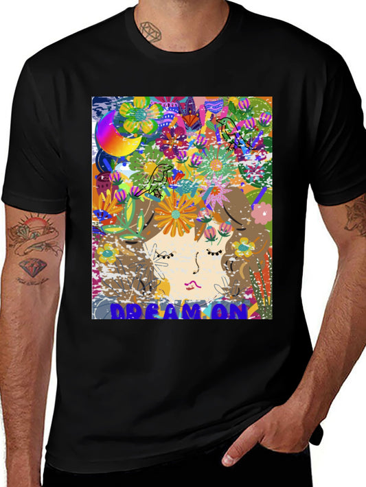 Dream On Graphic Tee - Artistic Design