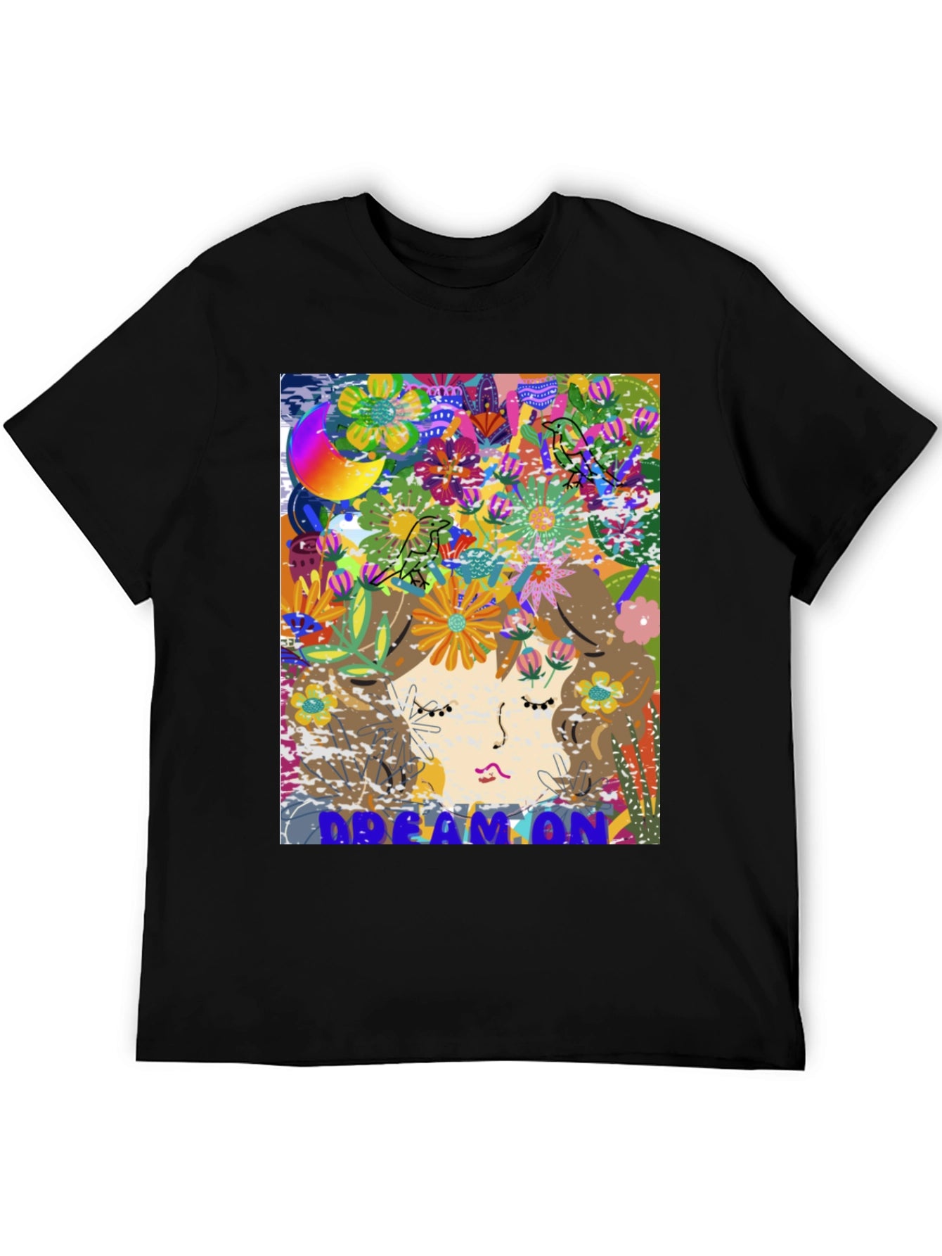 Dream On Graphic Tee - Artistic Design