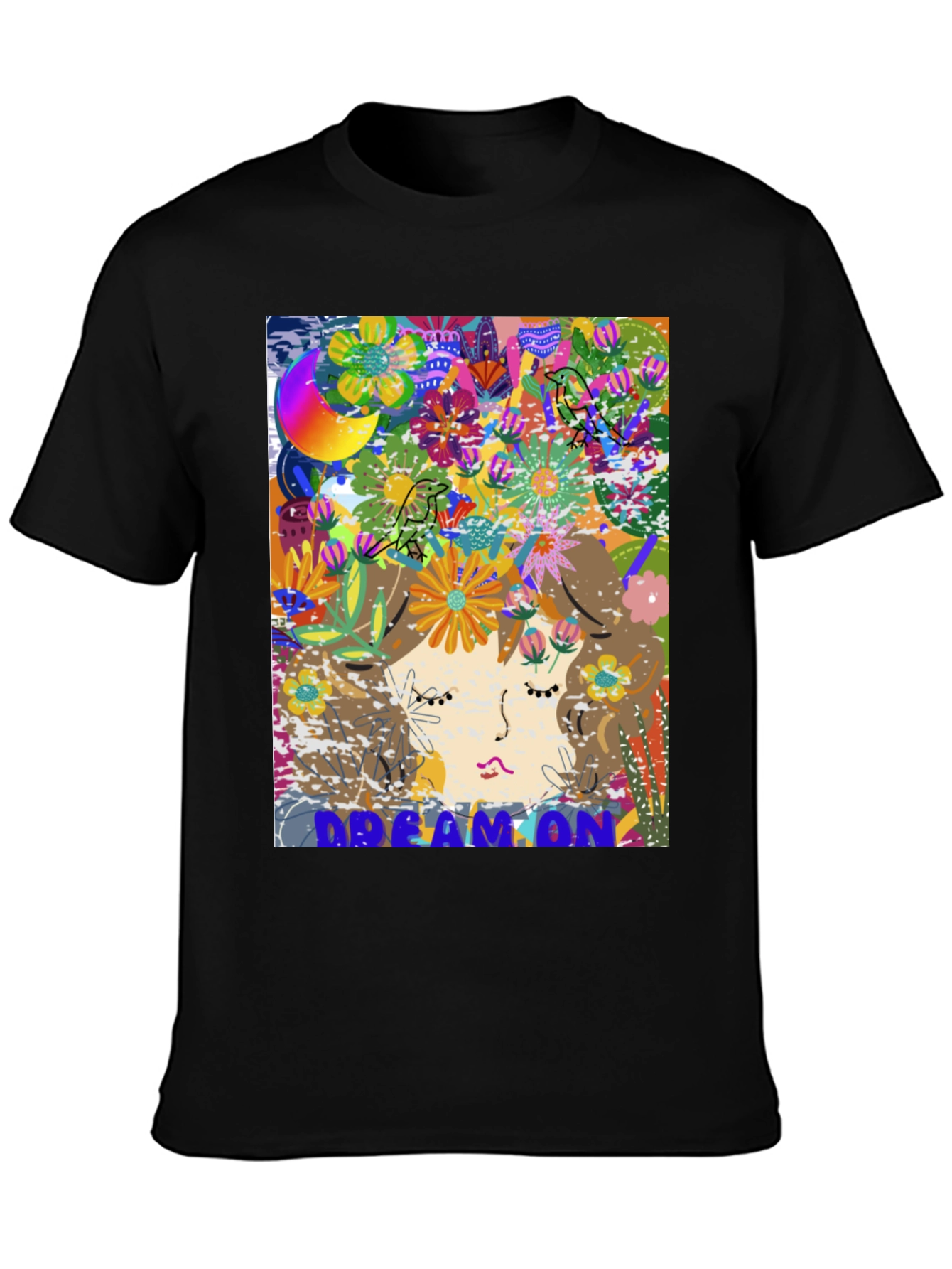 Dream On Graphic Tee - Artistic Design