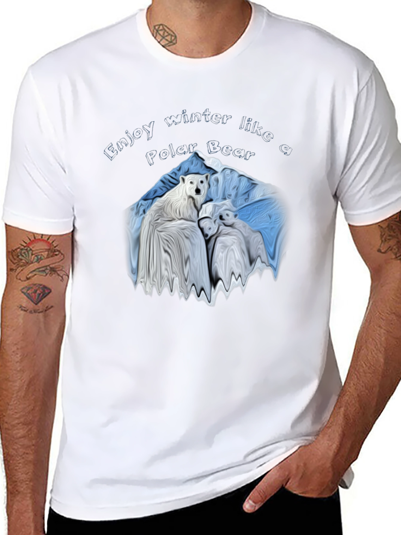 Enjoy Winter Like a Polar Bear T-Shirt