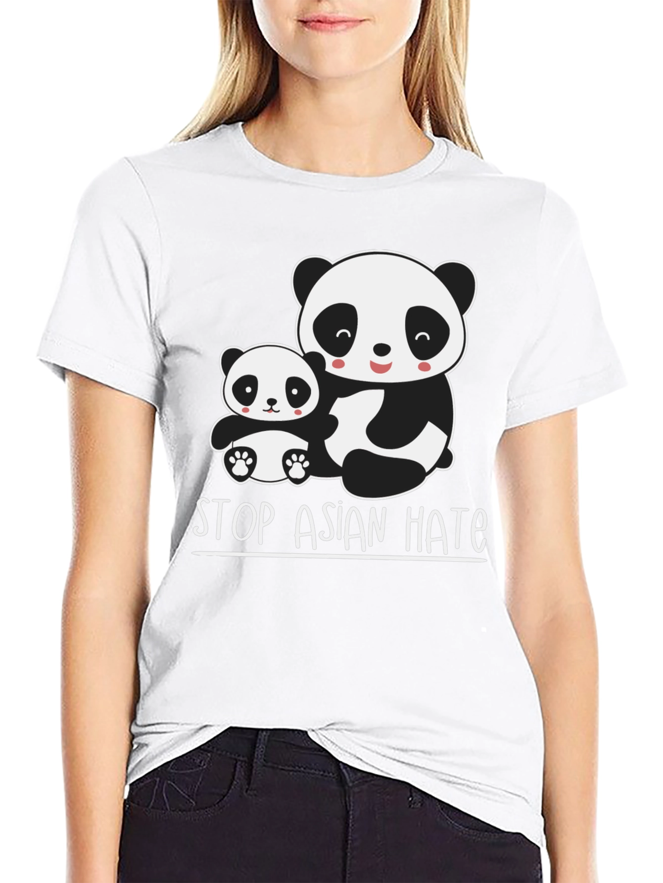 Stop Asian Hate Panda T-Shirt