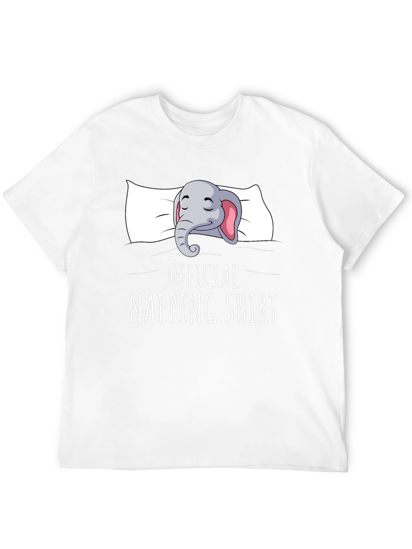Official Napping Shirt - Elephant Cartoon Print