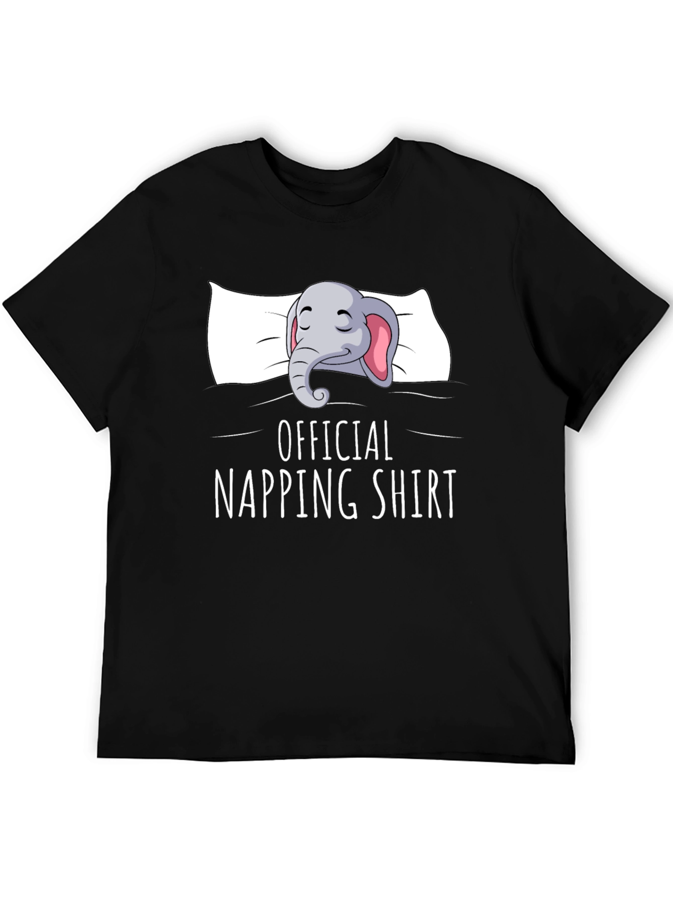 Official Napping Shirt - Elephant Cartoon Print