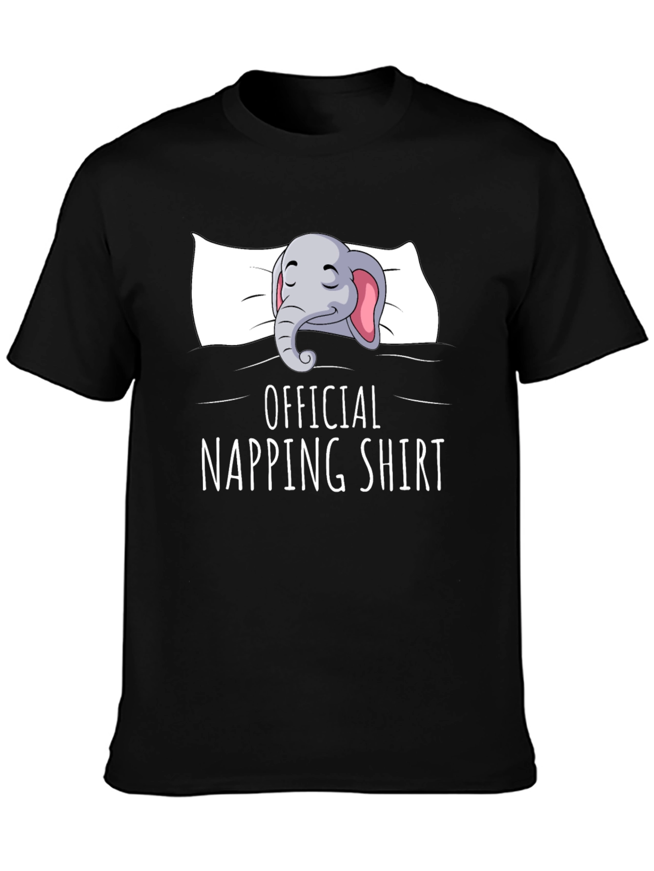Official Napping Shirt - Elephant Cartoon Print