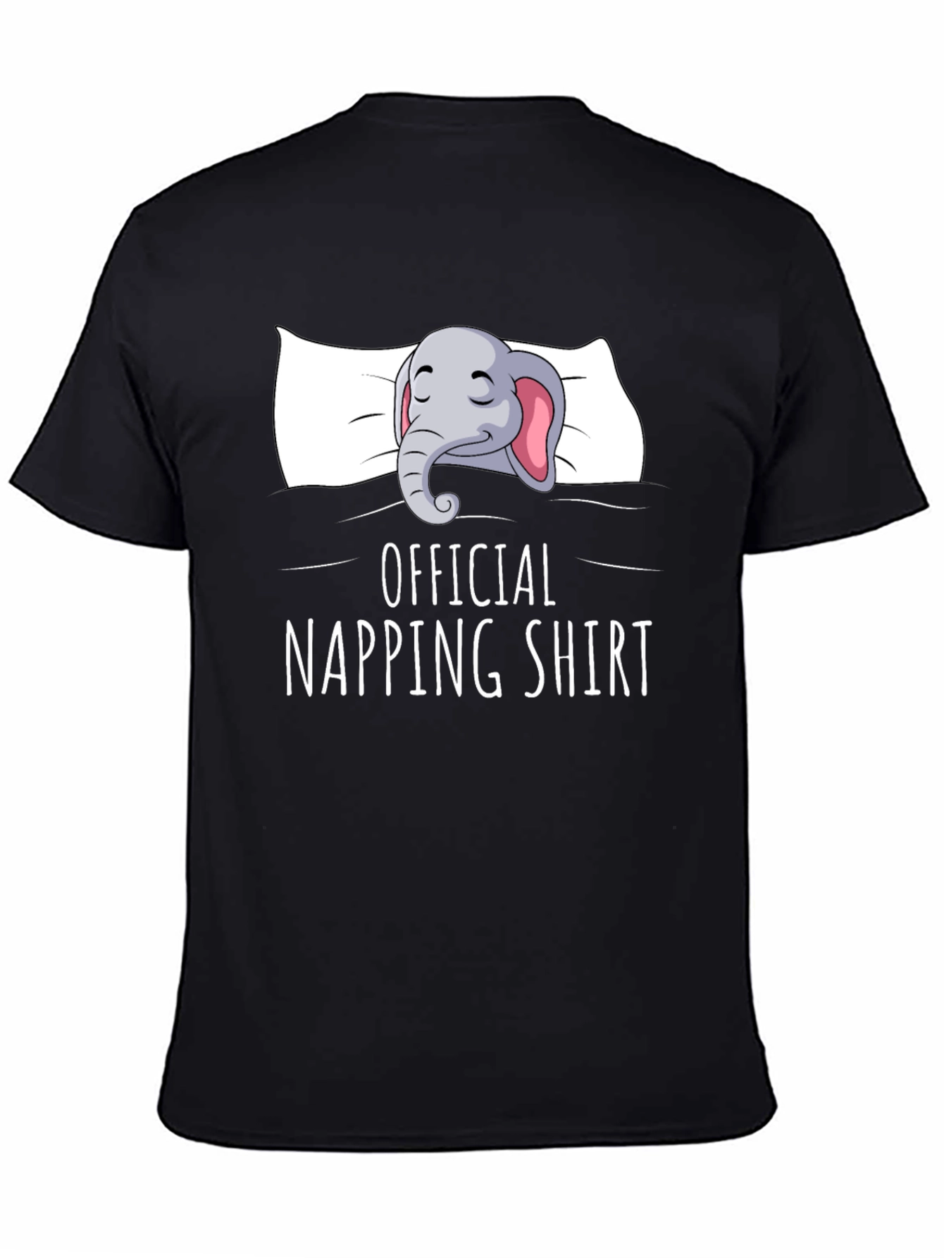 Official Napping Shirt - Elephant Cartoon Print