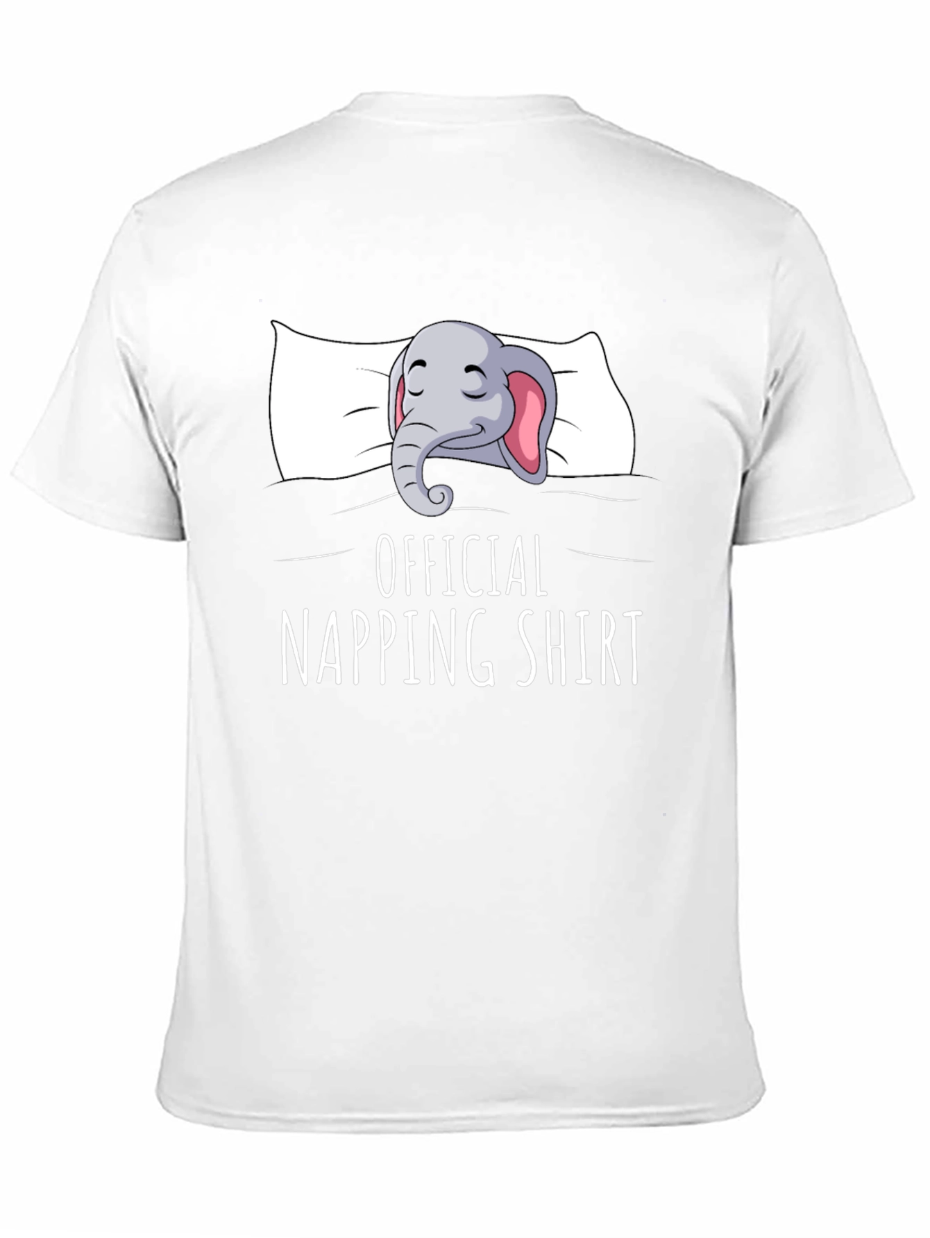 Official Napping Shirt - Elephant Cartoon Print