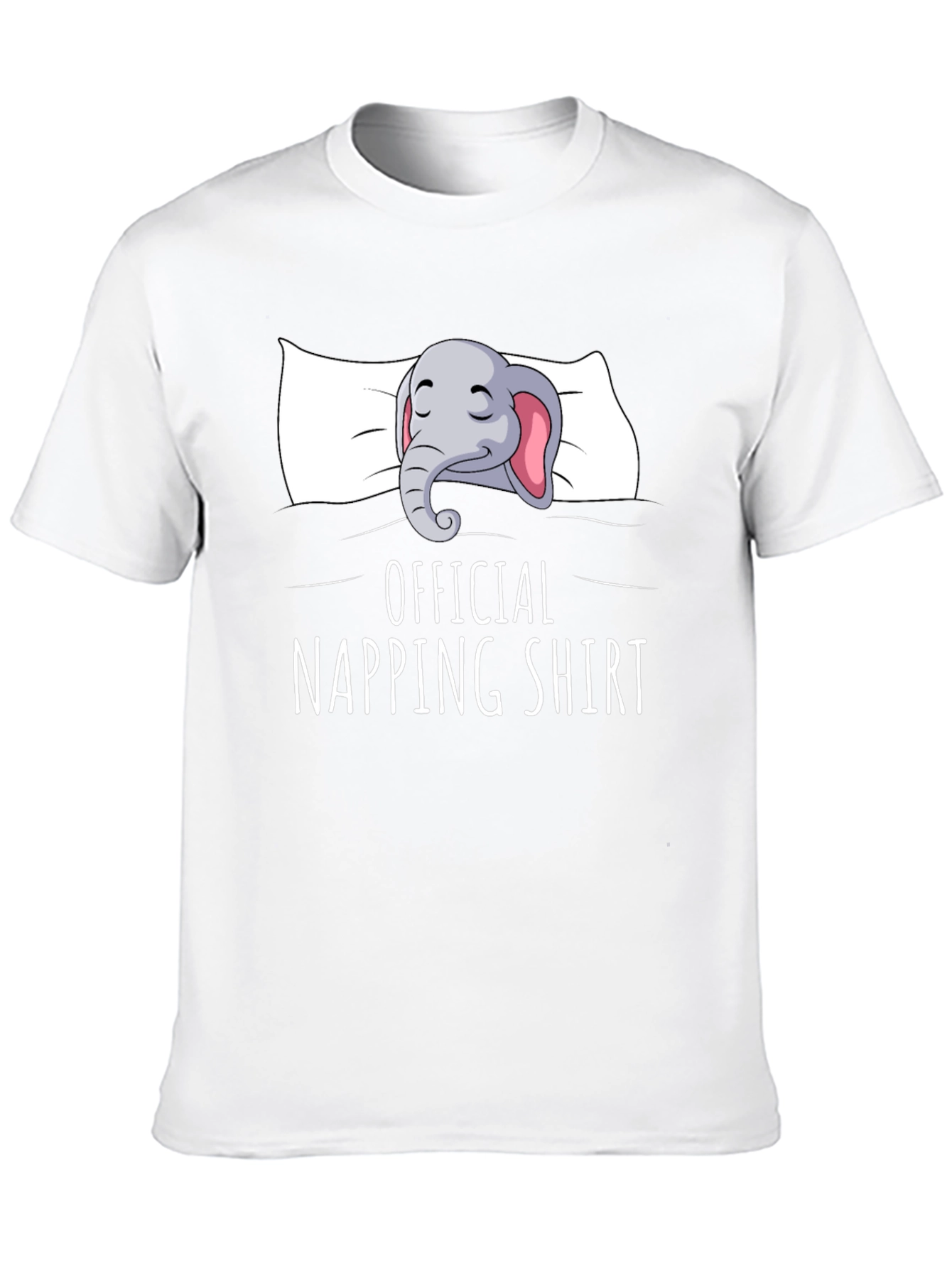 Official Napping Shirt - Elephant Cartoon Print
