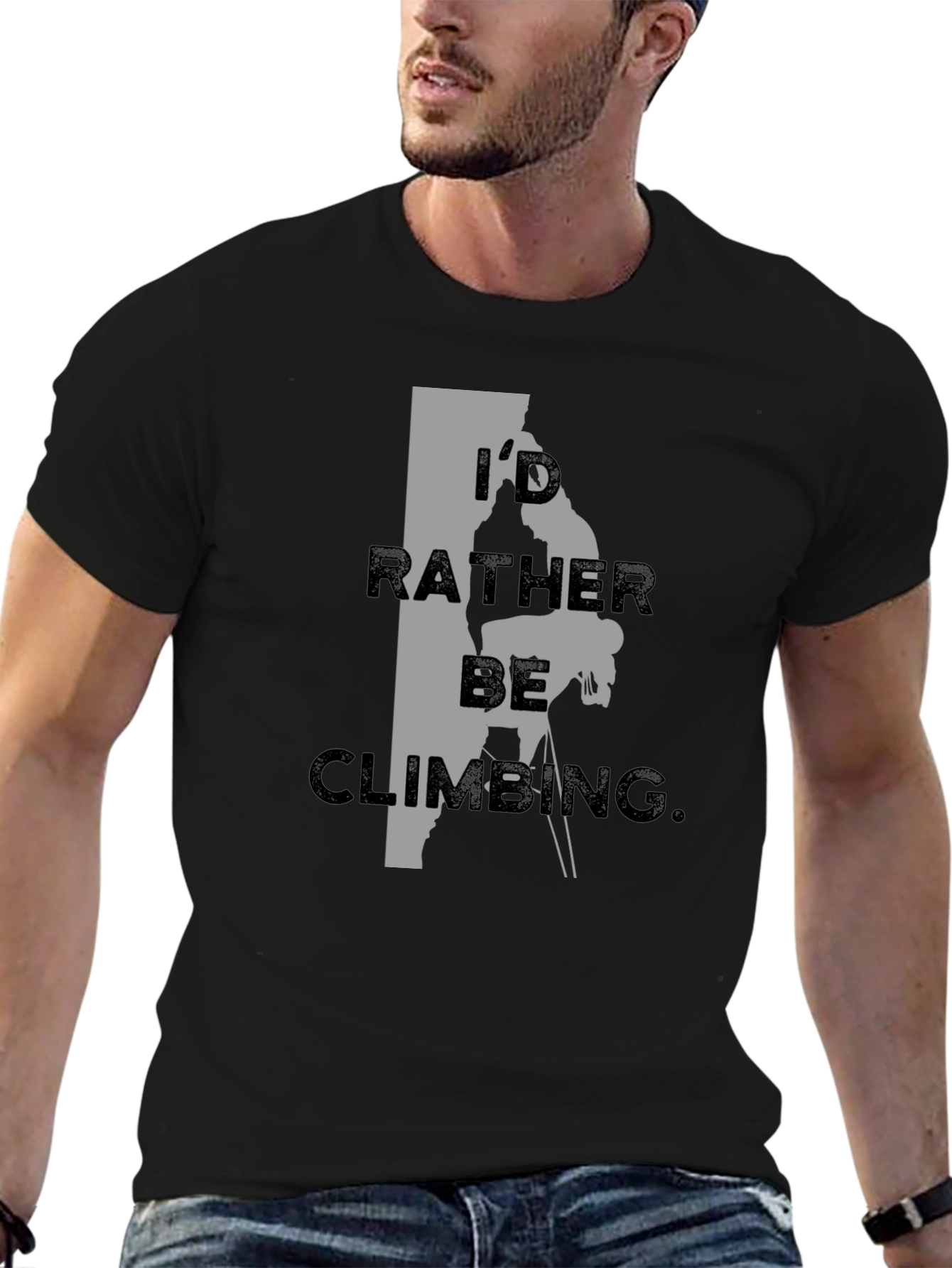 Climbing T-Shirt - Id Rather Be Climbing